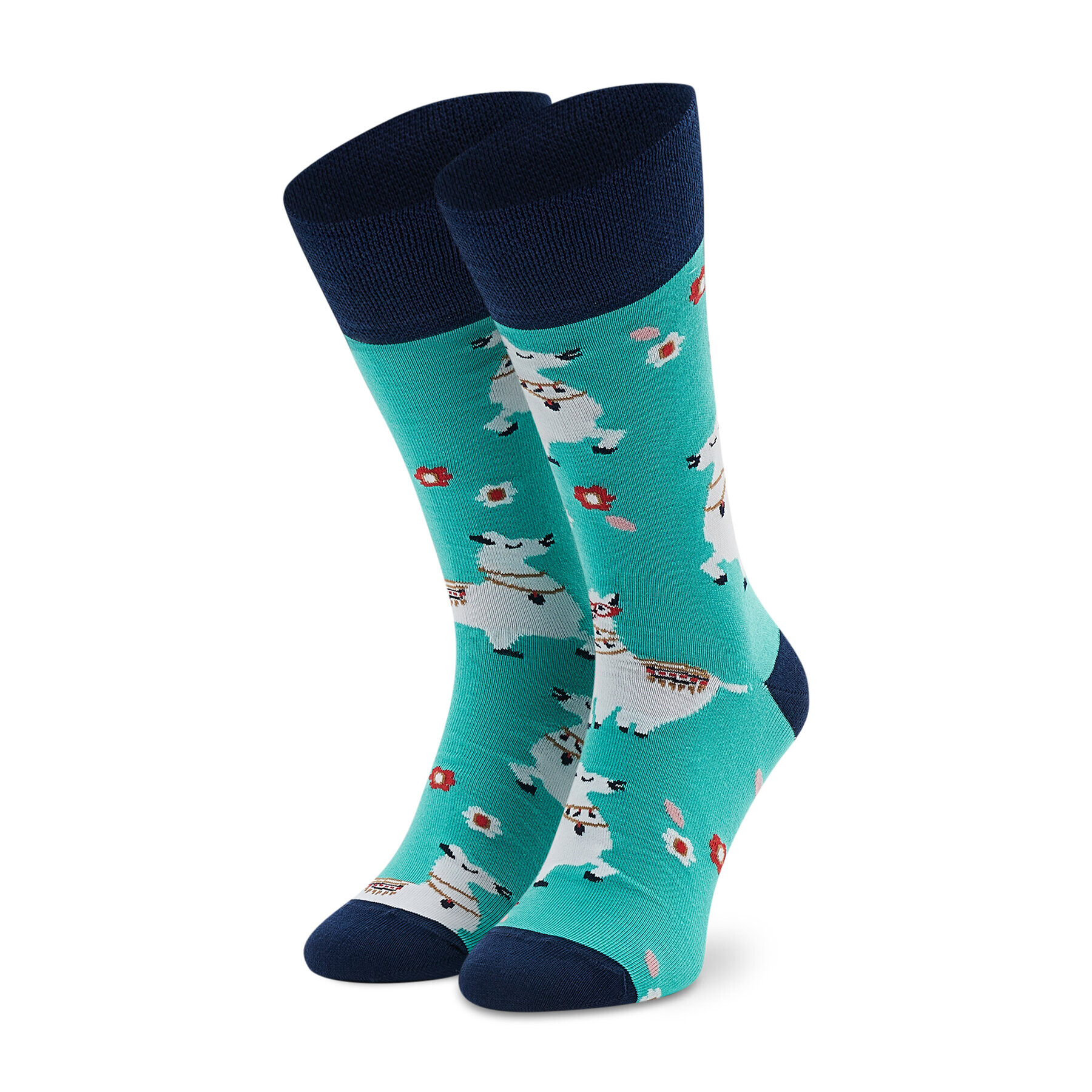 Todo Socks Дълги чорапи unisex Lama Цветен - Pepit.bg