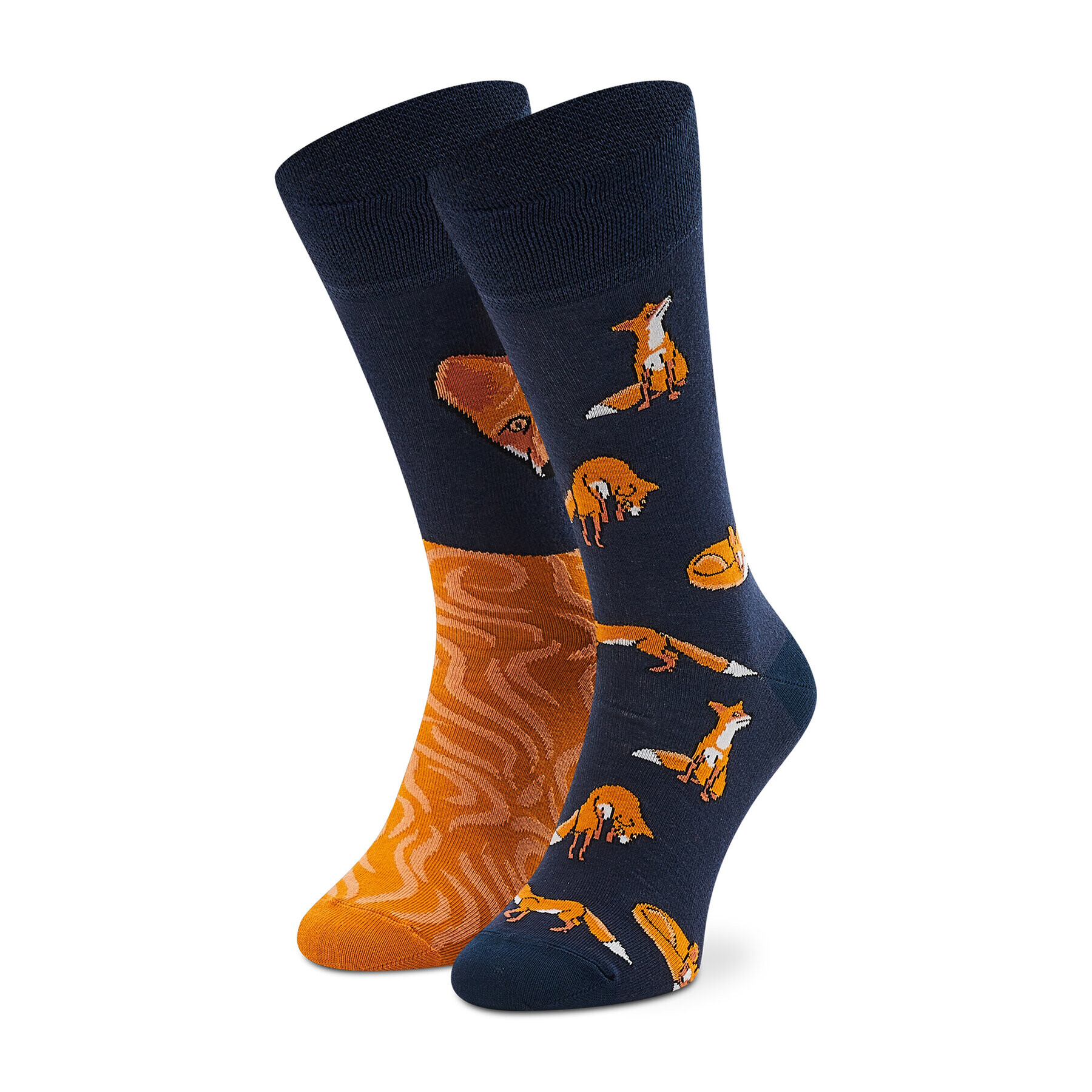 Todo Socks Дълги чорапи unisex Magic Fox Тъмносин - Pepit.bg