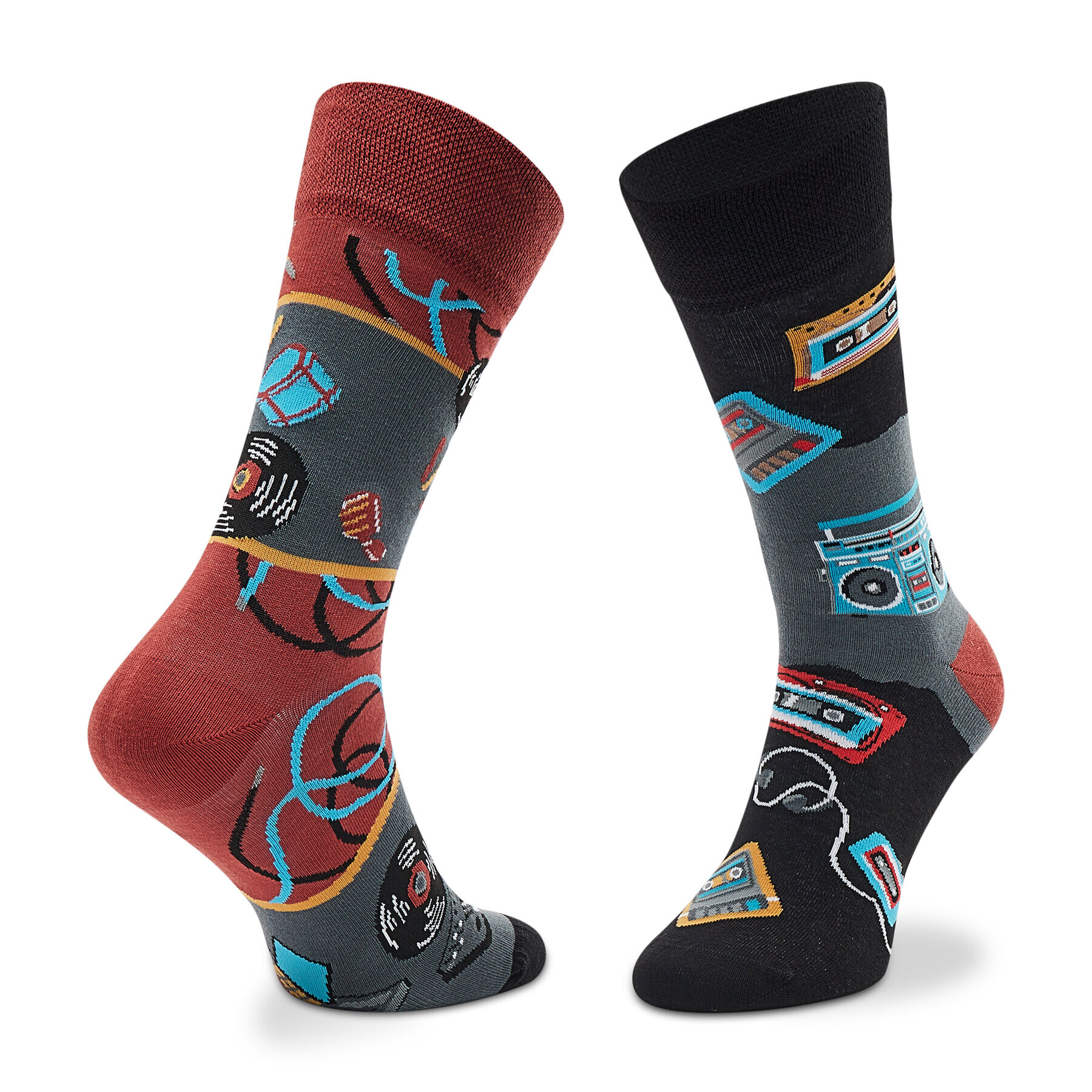 Todo Socks Дълги чорапи unisex Music Art Цветен - Pepit.bg