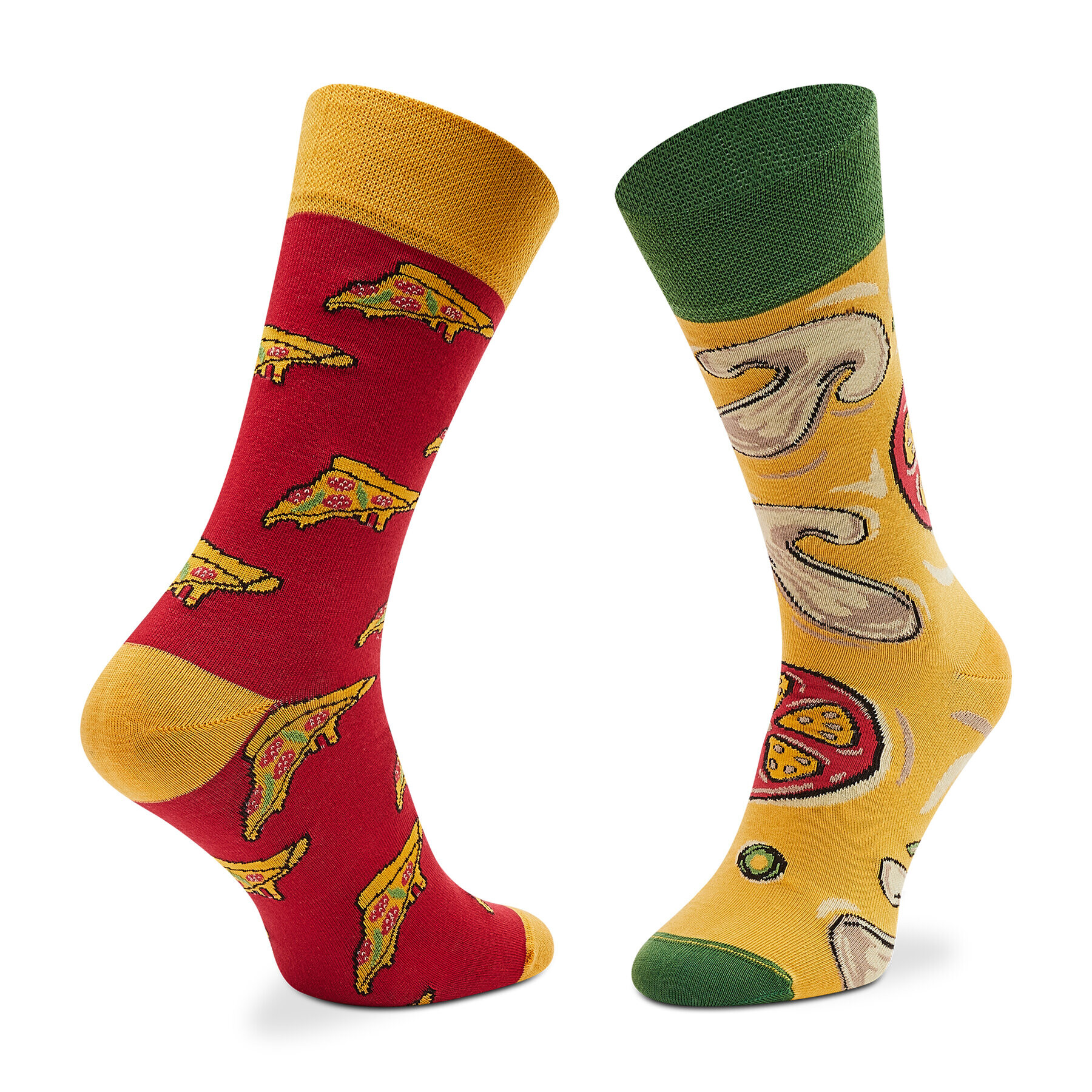 Todo Socks Дълги чорапи unisex Pizza Party Цветен - Pepit.bg