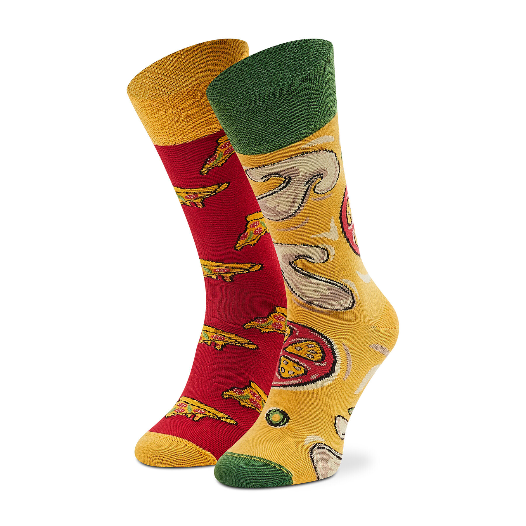 Todo Socks Дълги чорапи unisex Pizza Party Цветен - Pepit.bg