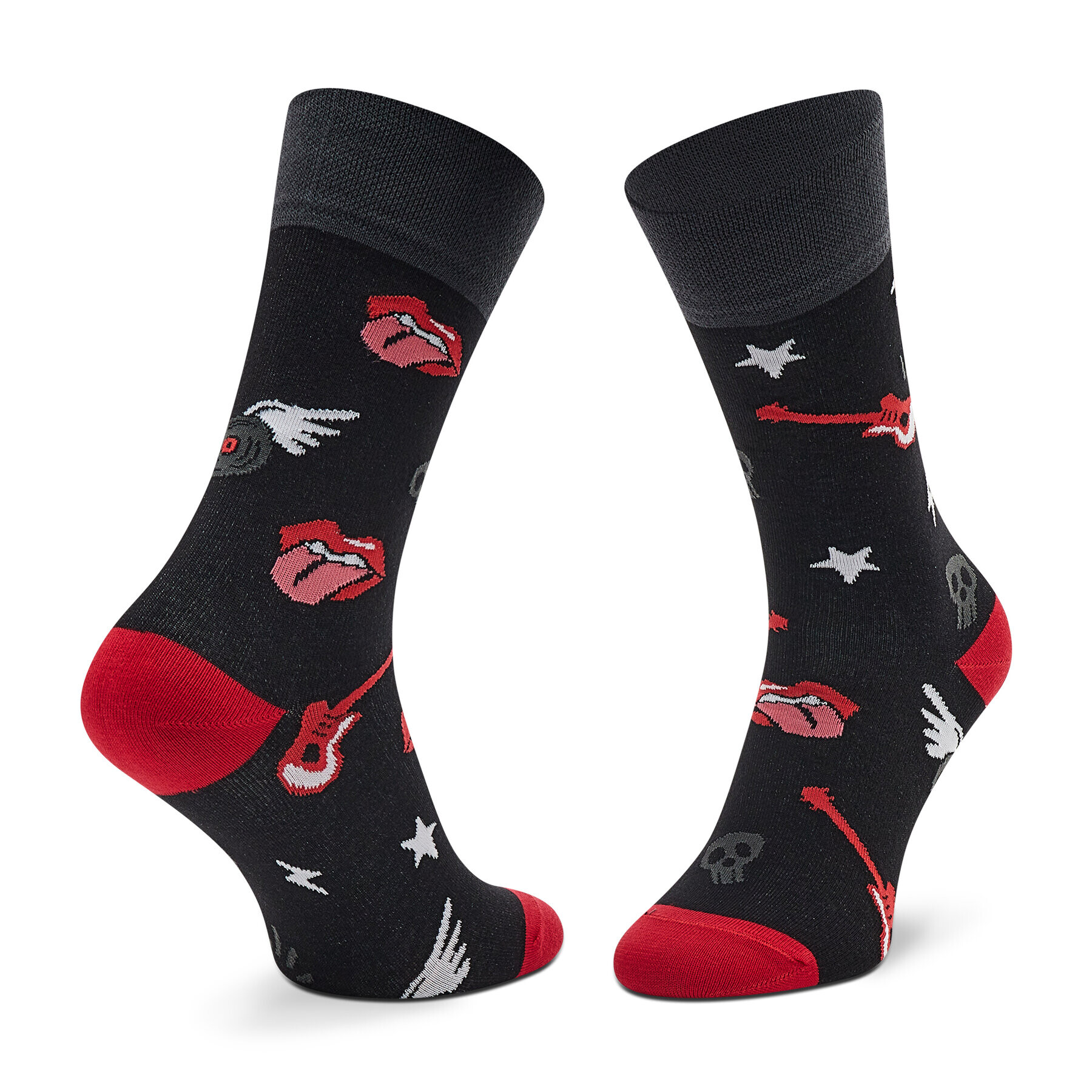 Todo Socks Дълги чорапи unisex Rock And Roll Черен - Pepit.bg