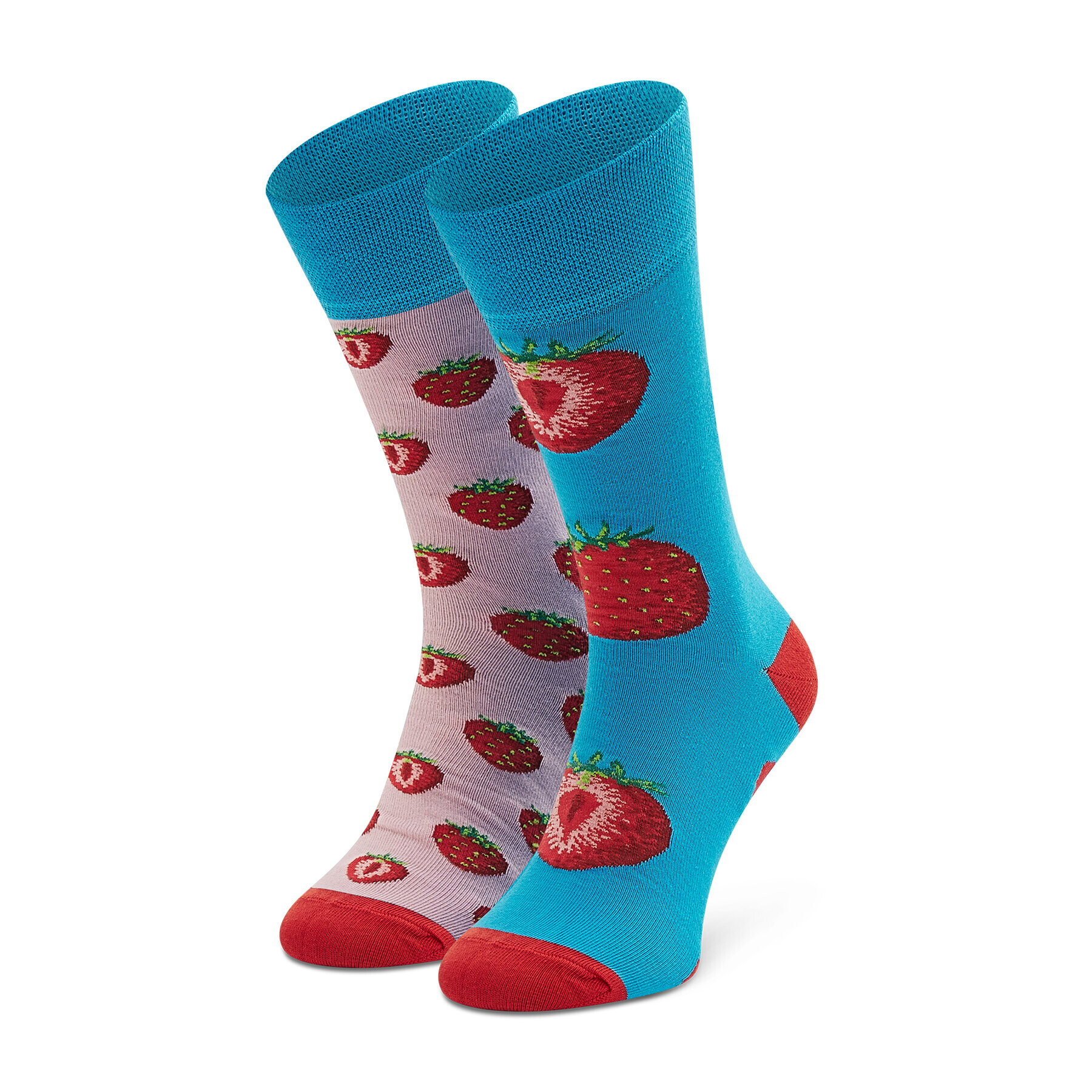 Todo Socks Дълги чорапи unisex Strawberry Paradise Цветен - Pepit.bg