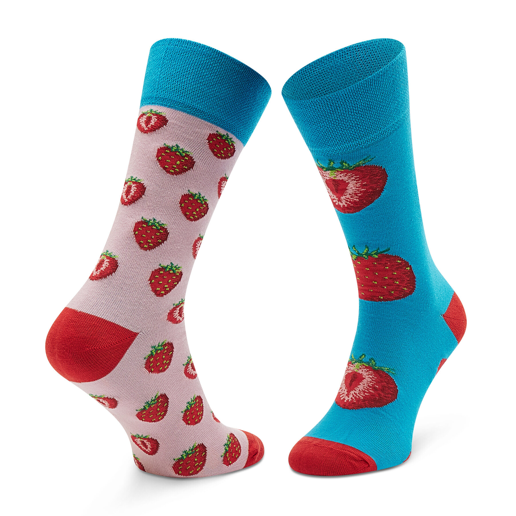 Todo Socks Дълги чорапи unisex Strawberry Paradise Цветен - Pepit.bg