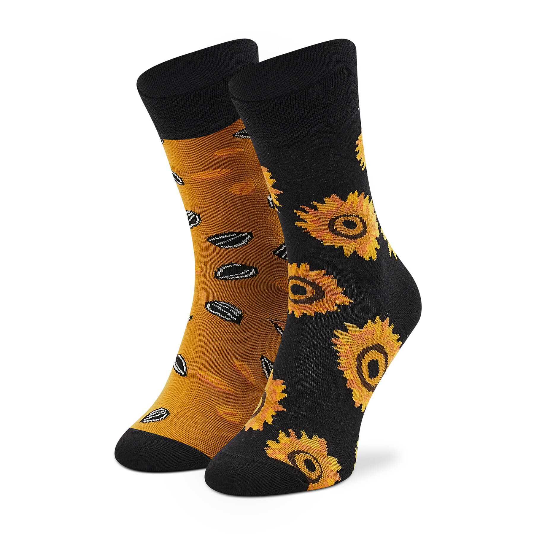 Todo Socks Дълги чорапи unisex Sunflowers Жълт - Pepit.bg