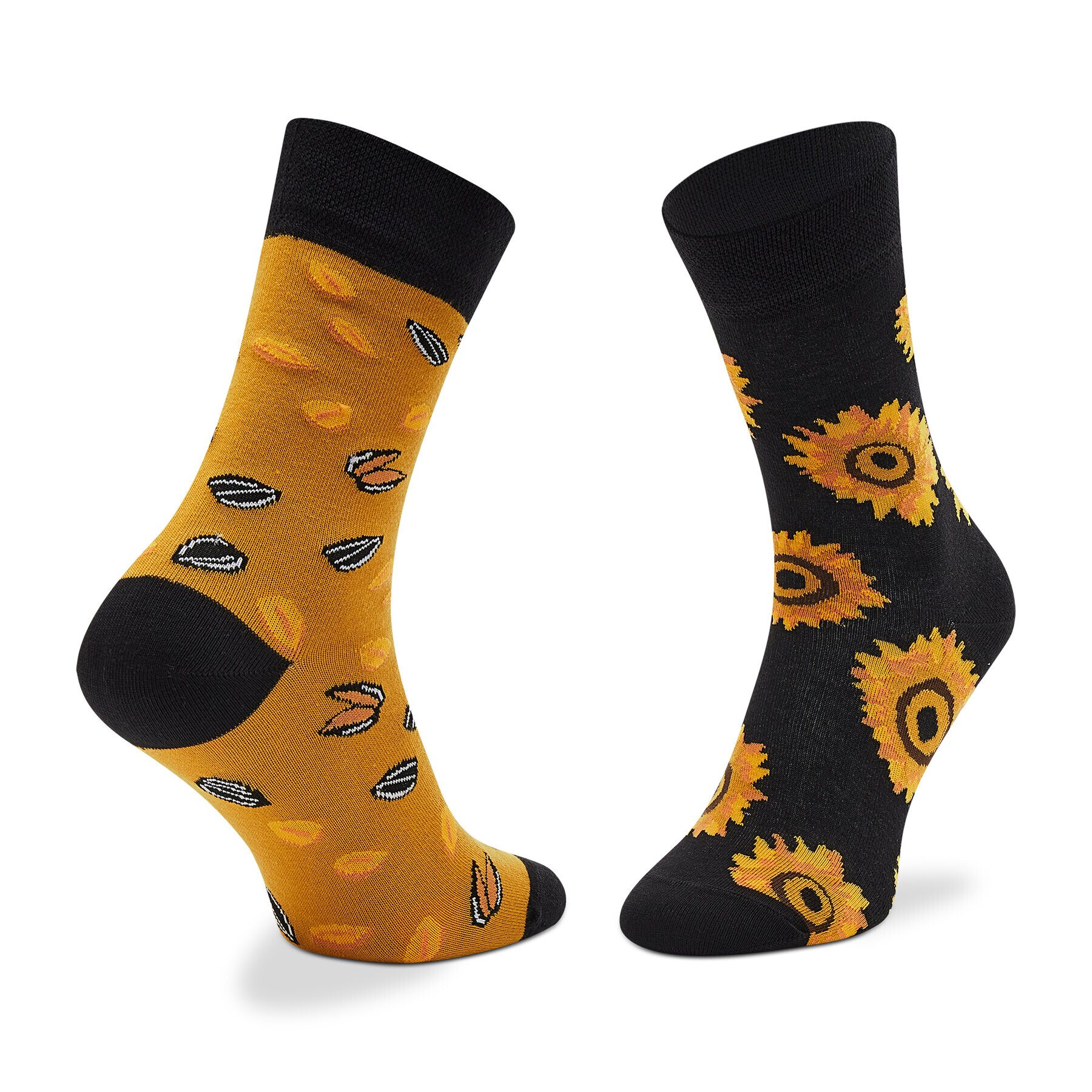 Todo Socks Дълги чорапи unisex Sunflowers Жълт - Pepit.bg