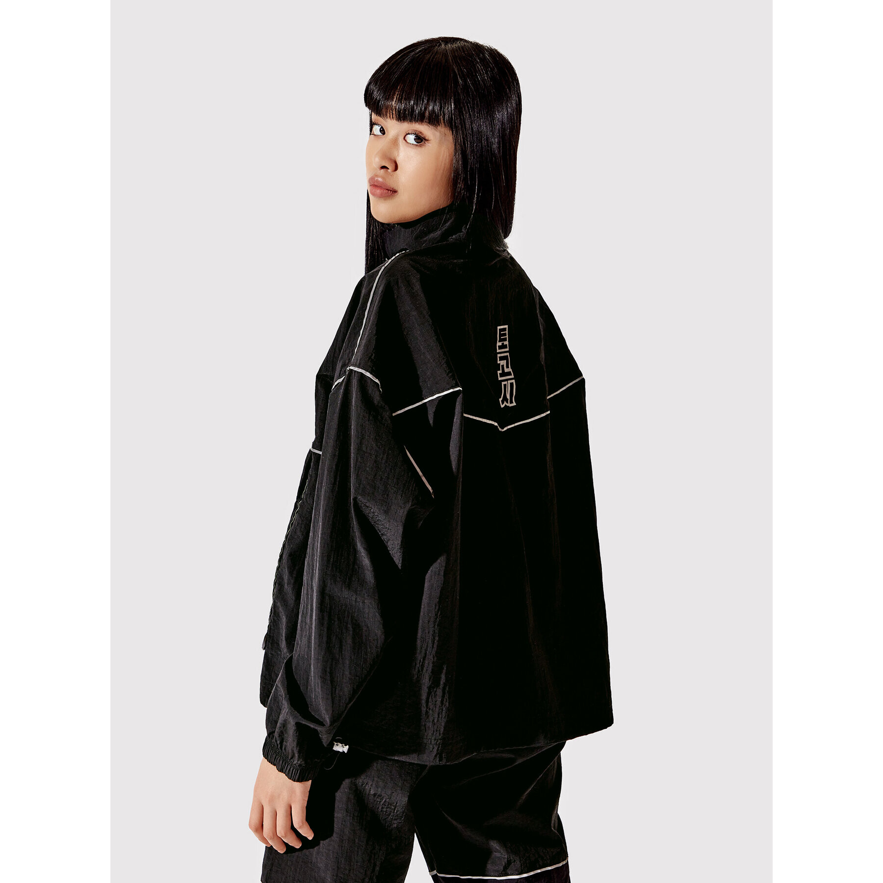 Togoshi Анорак TG22-KUD002 Черен Oversize - Pepit.bg