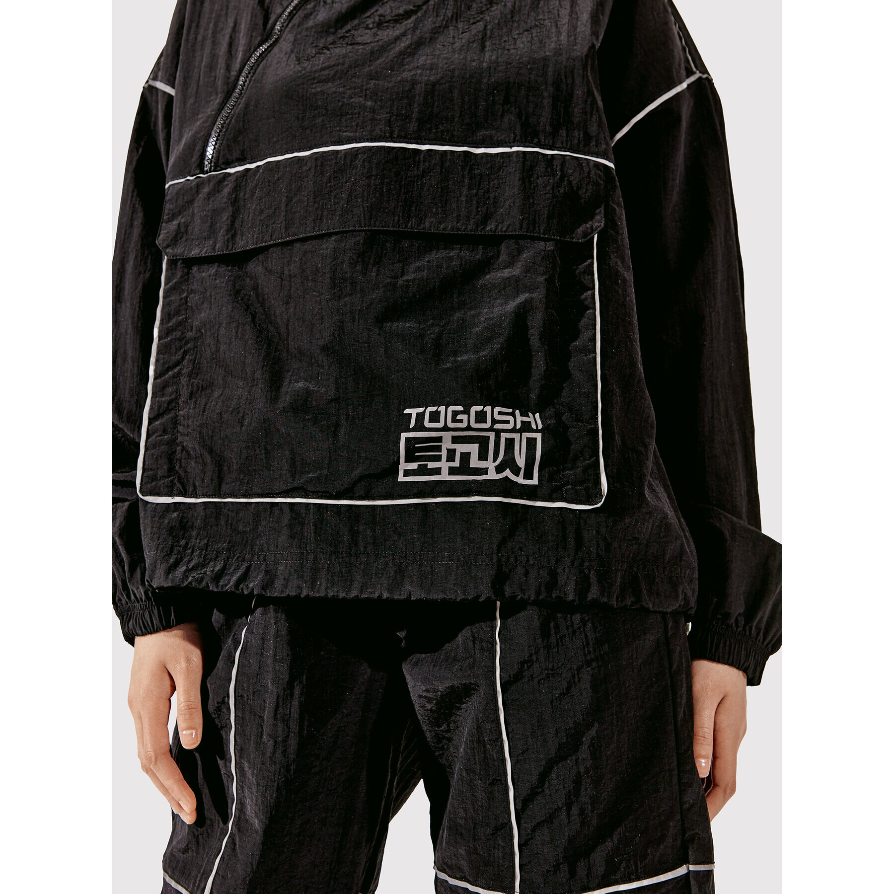 Togoshi Анорак TG22-KUD002 Черен Oversize - Pepit.bg