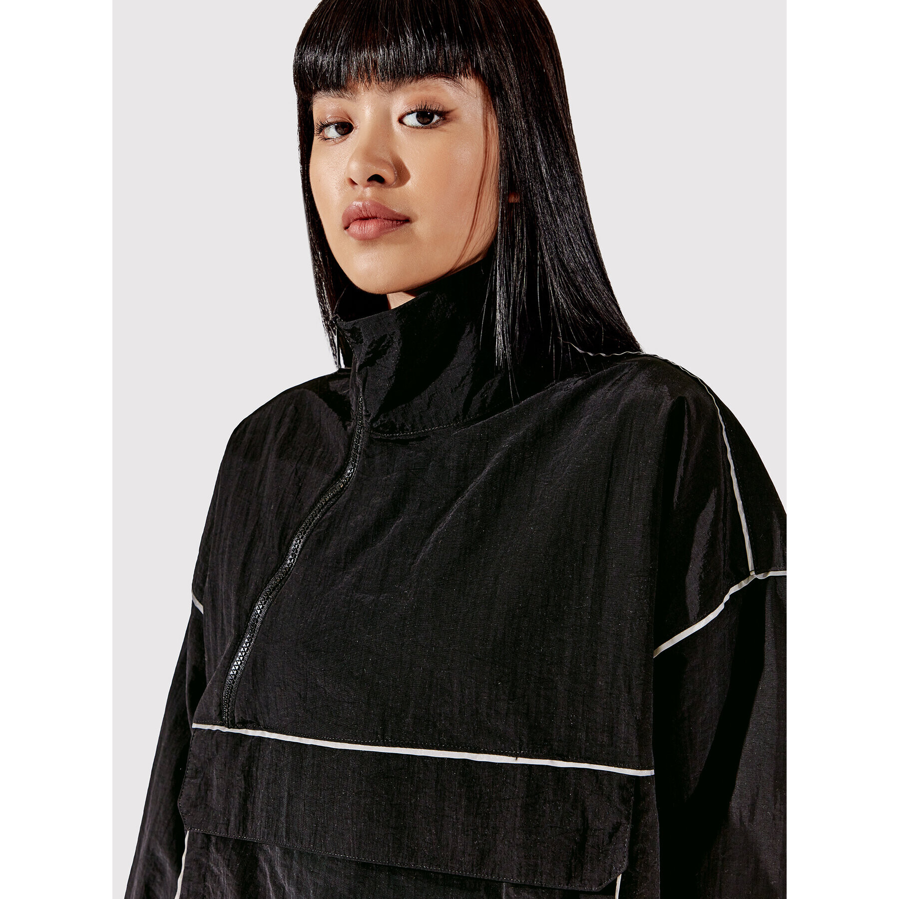 Togoshi Анорак TG22-KUD002 Черен Oversize - Pepit.bg