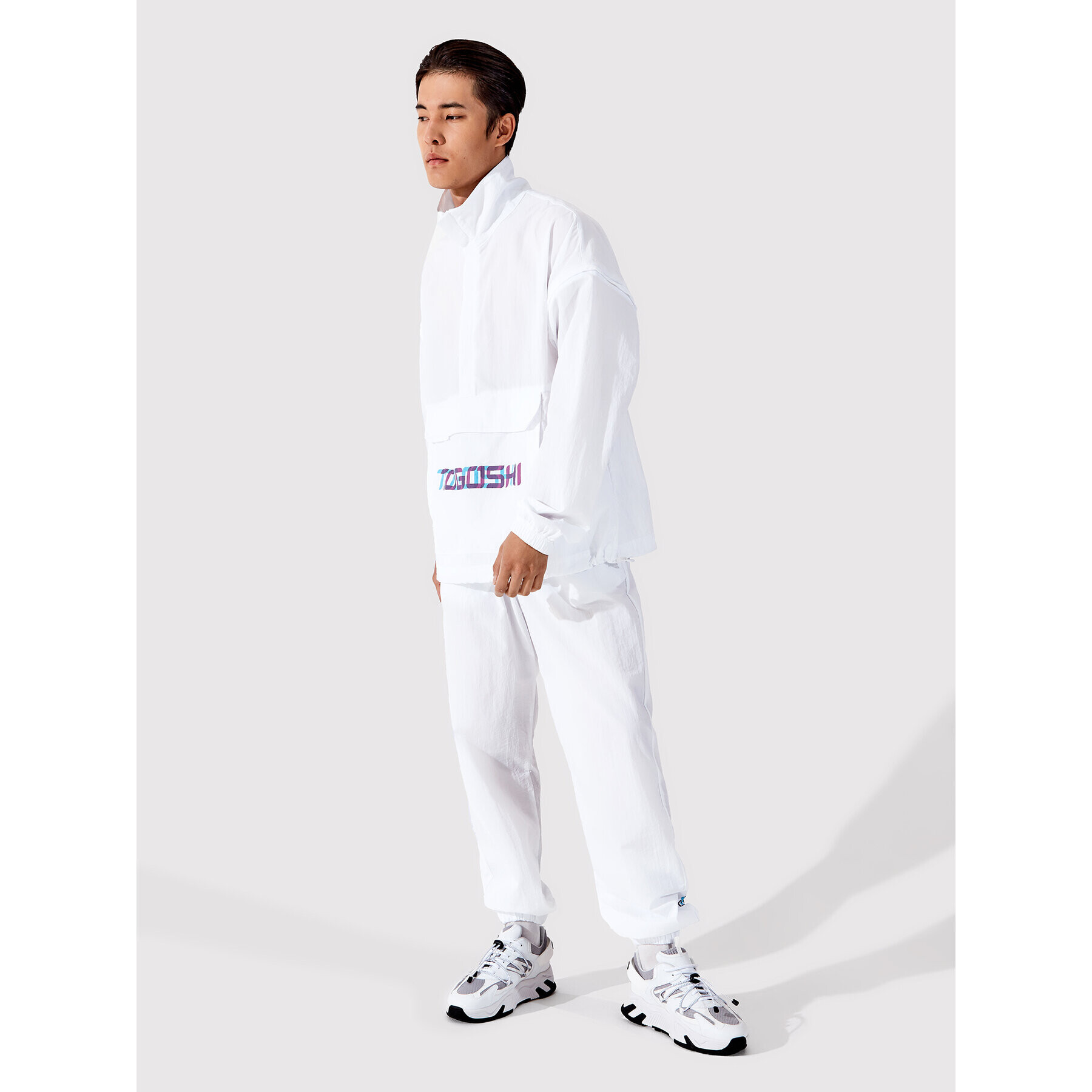 Togoshi Анорак TG22-KUU001 Бял Oversize - Pepit.bg