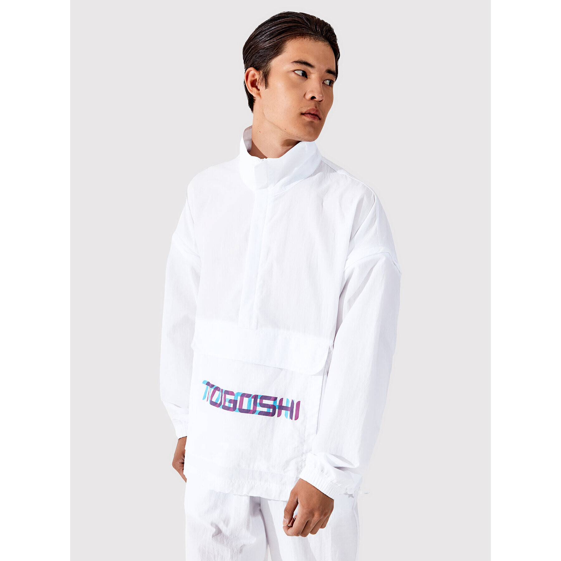 Togoshi Анорак TG22-KUU001 Бял Oversize - Pepit.bg