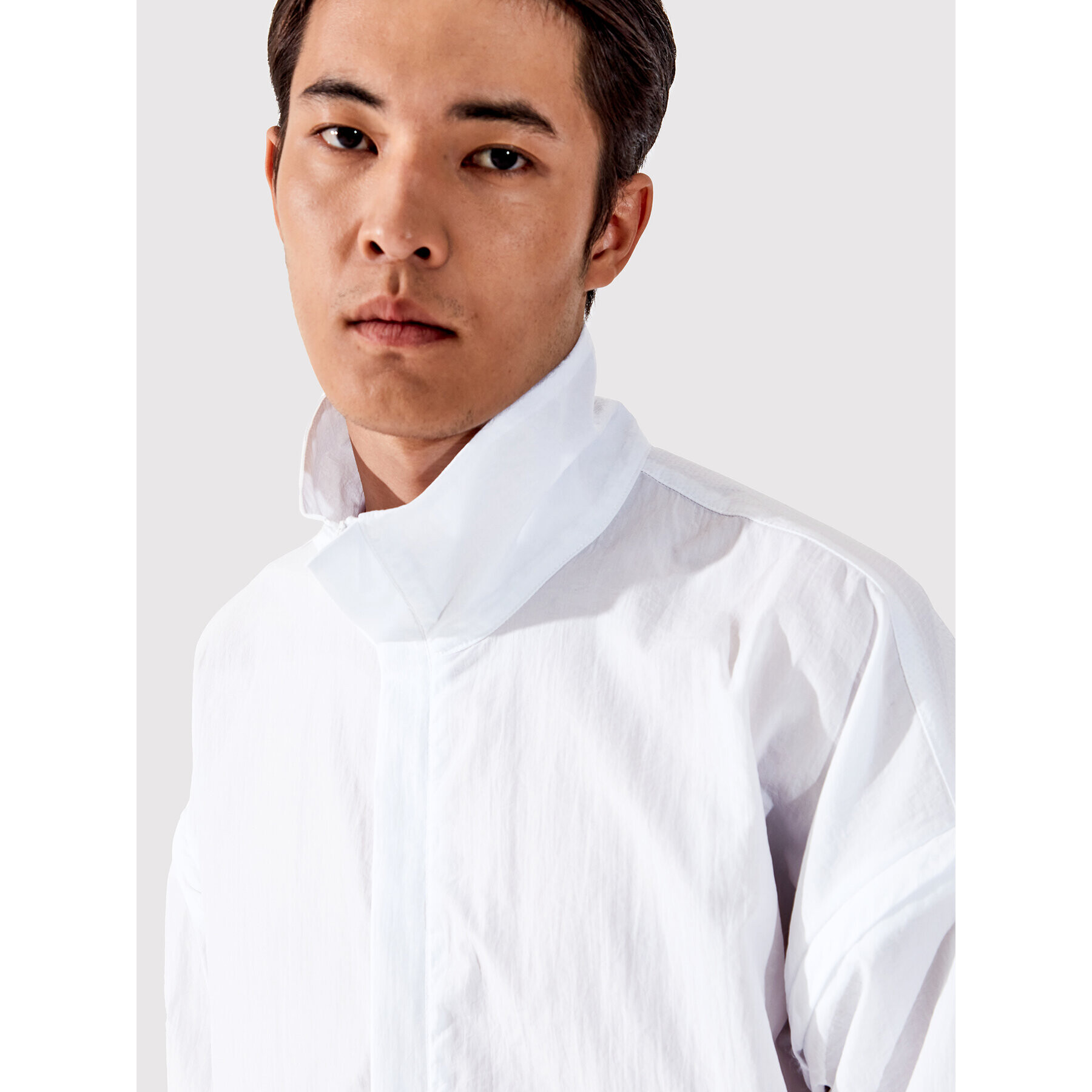 Togoshi Анорак TG22-KUU001 Бял Oversize - Pepit.bg