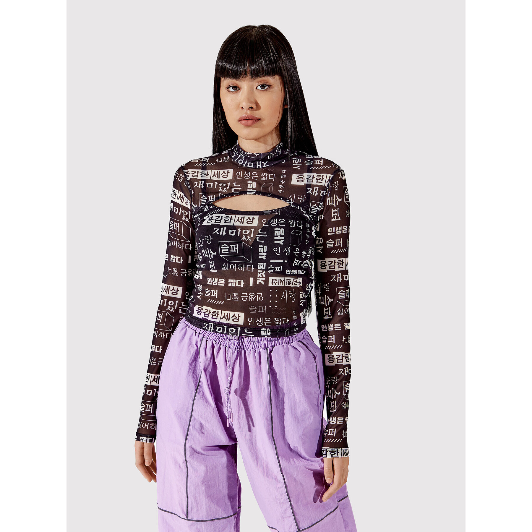 Togoshi Блуза TG22-TPD001 Черен Regular Fit - Pepit.bg
