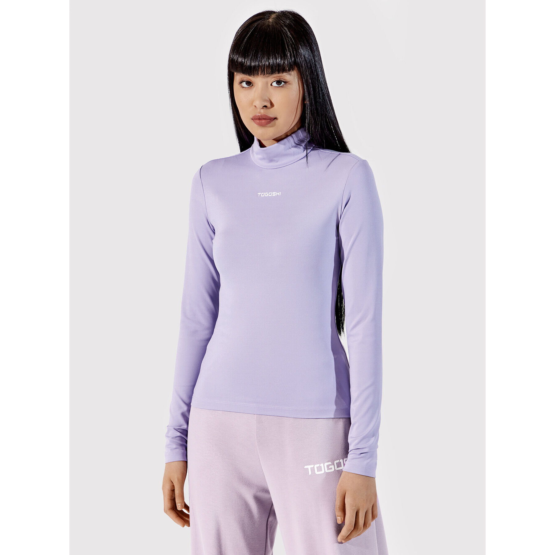 Togoshi Блуза TG22-TSDL001 Виолетов Extra Slim Fit - Pepit.bg