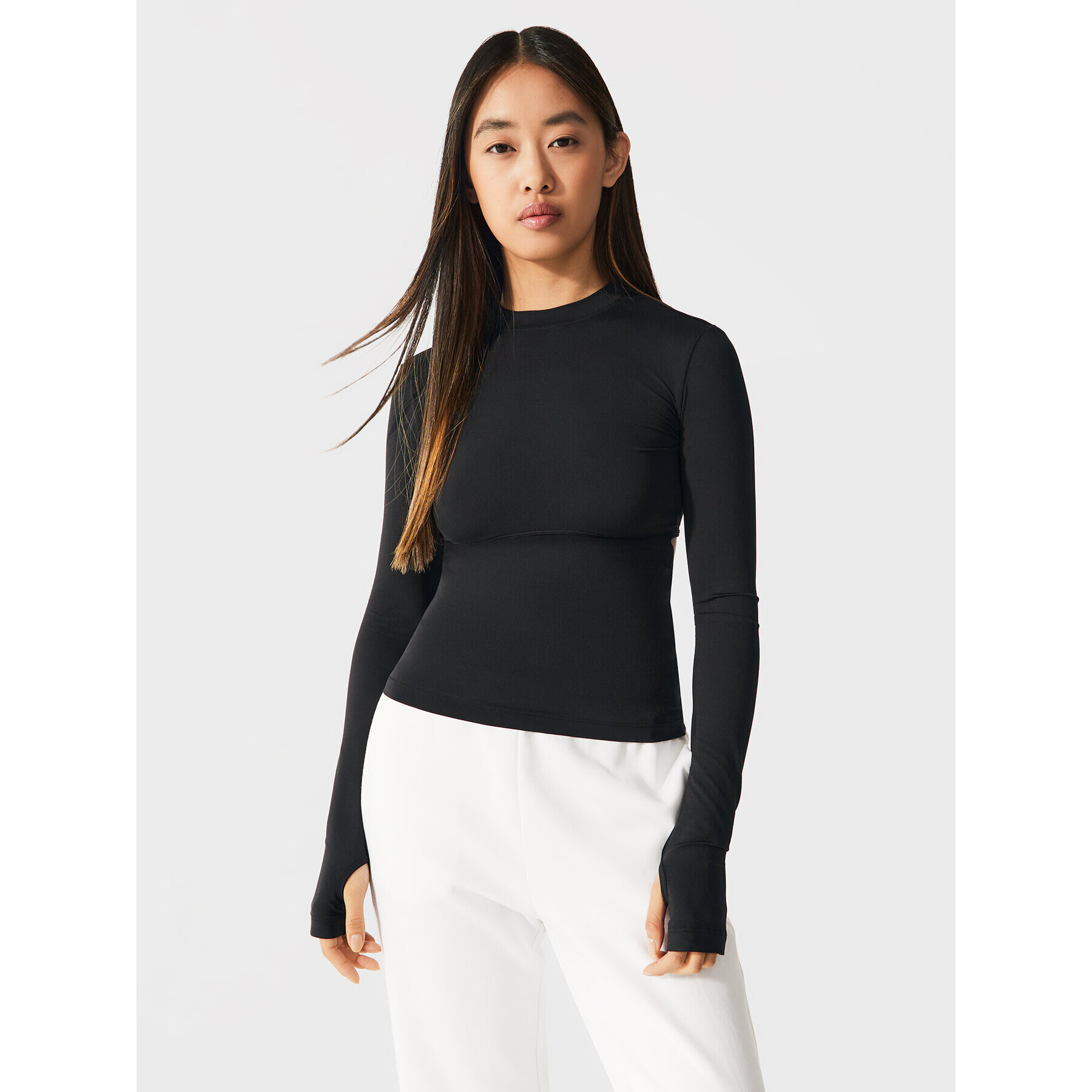 Togoshi Блуза TG22-TSDL500 Черен Slim Fit - Pepit.bg