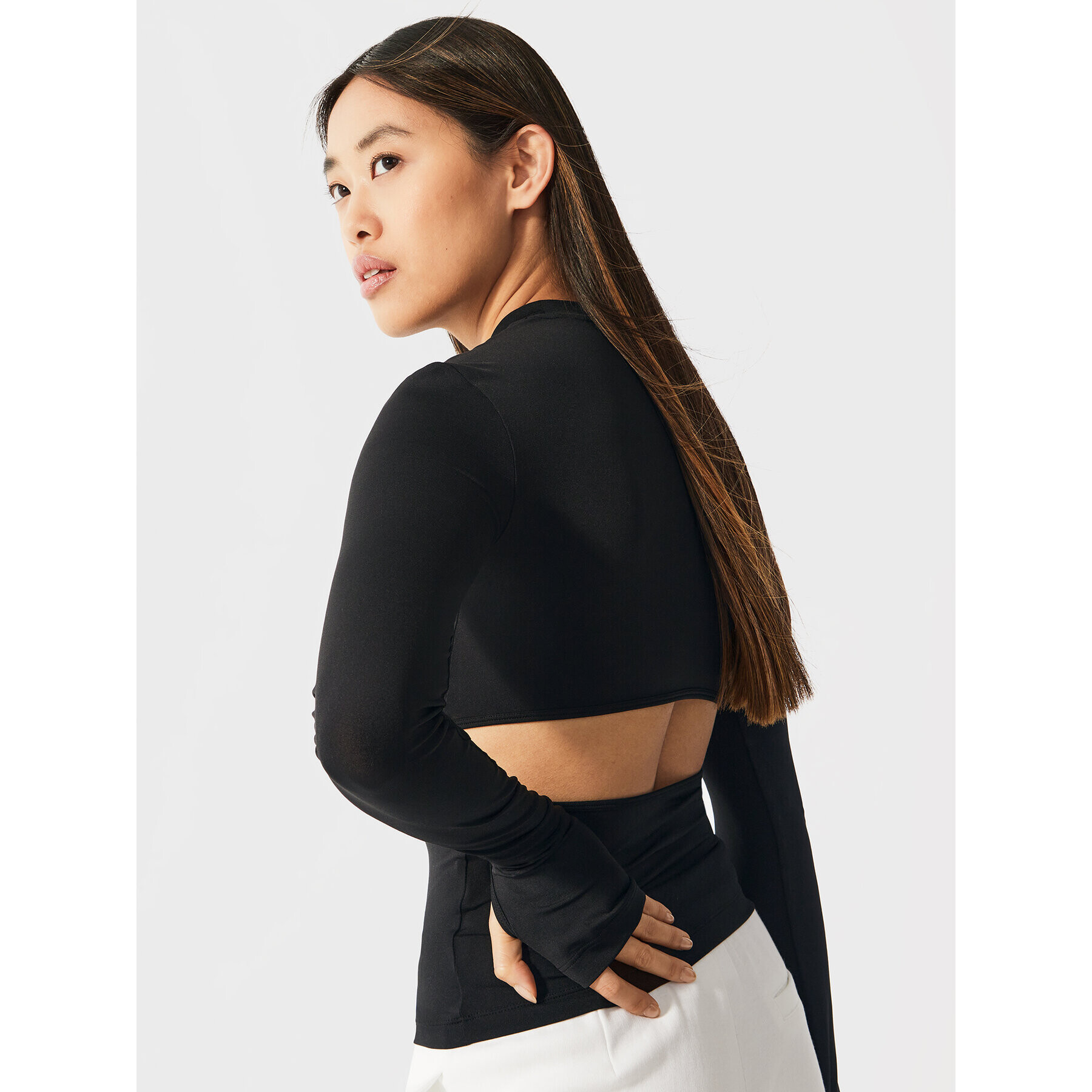 Togoshi Блуза TG22-TSDL500 Черен Slim Fit - Pepit.bg