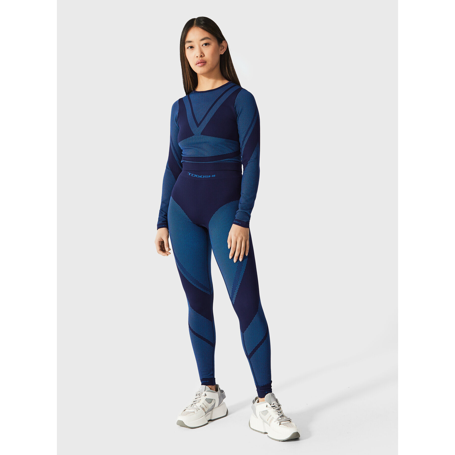 Togoshi Блуза THERMO TG22-TSDL520 Син Slim Fit - Pepit.bg