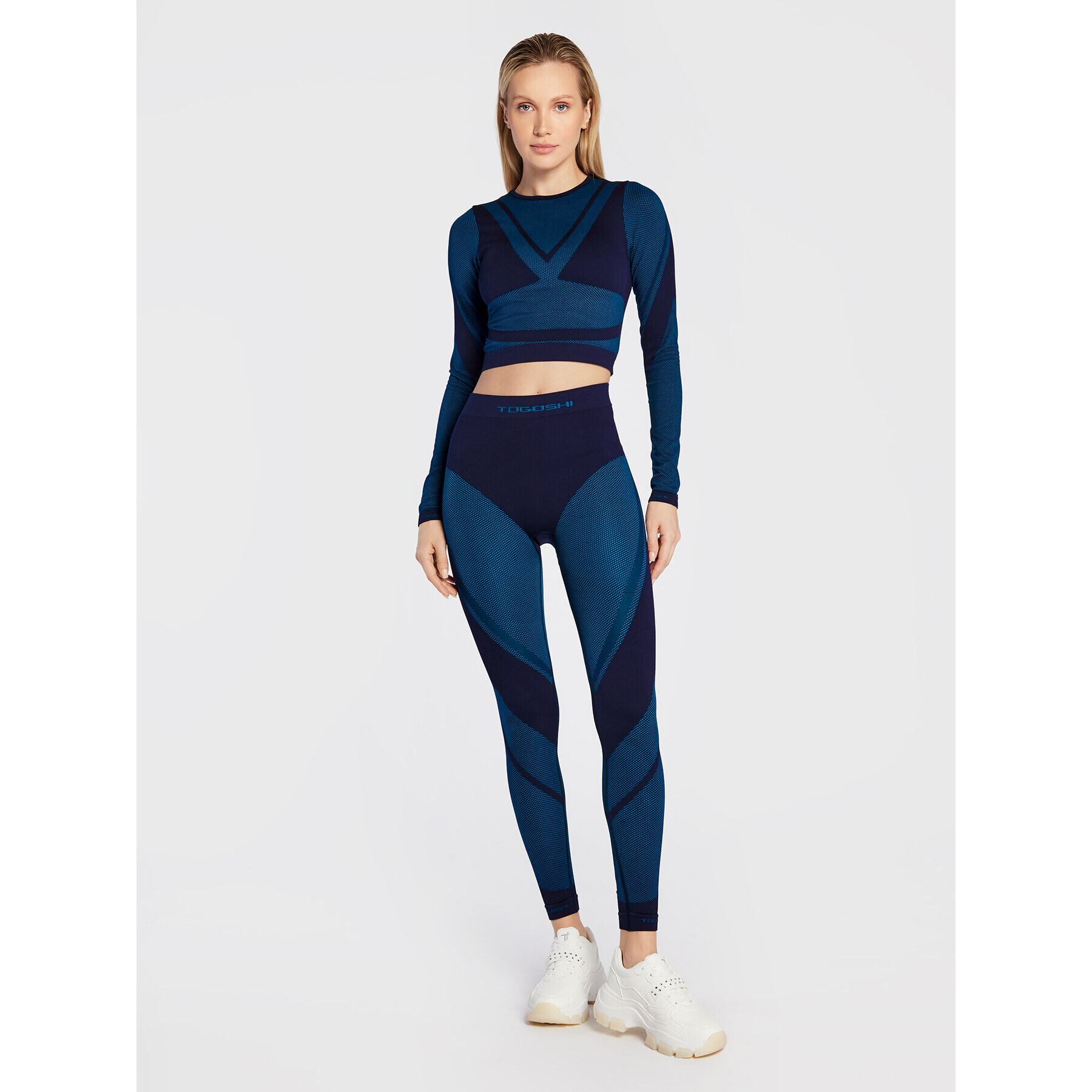 Togoshi Блуза THERMO TG22-TSDL520 Син Slim Fit - Pepit.bg