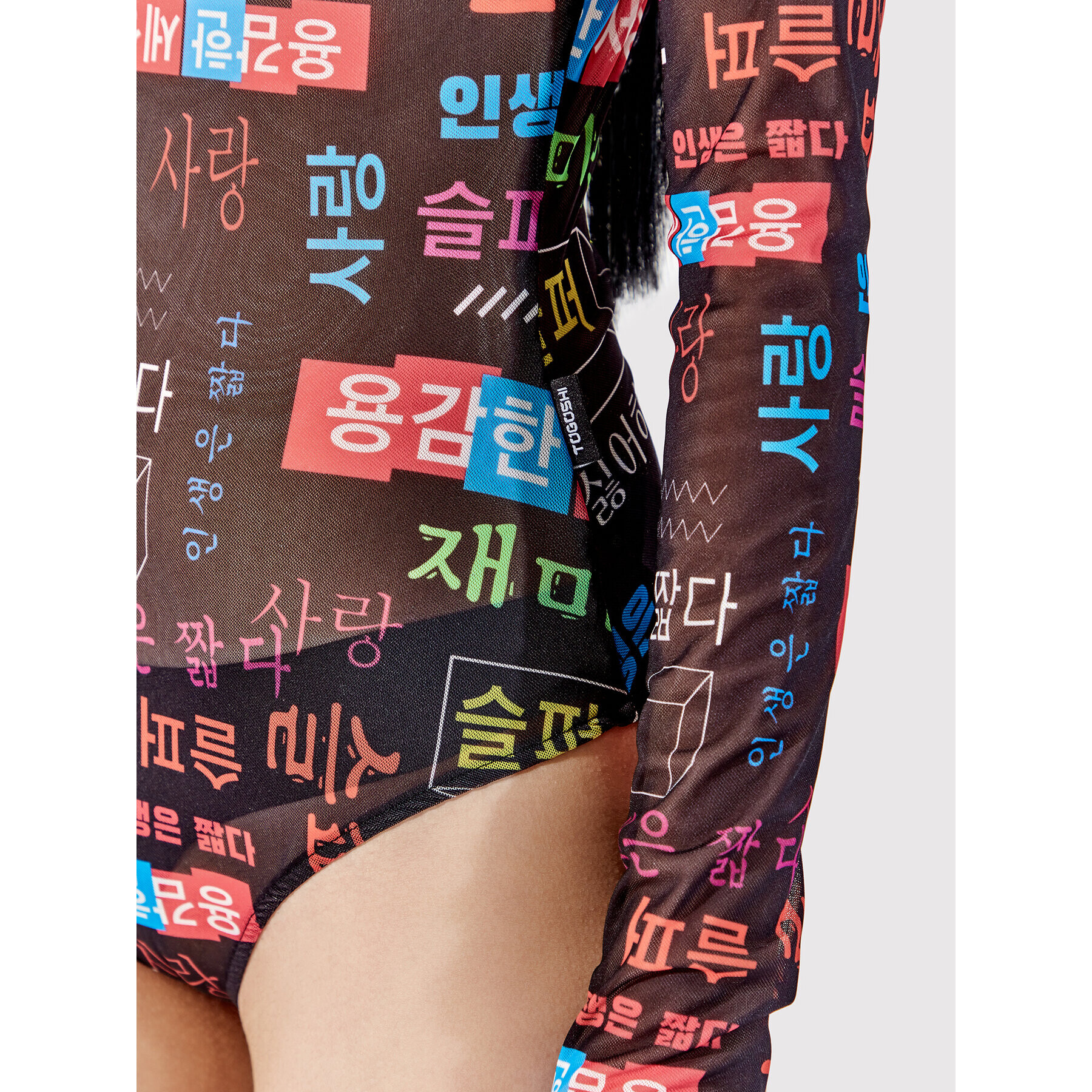 Togoshi Боди TG22-BOD001 Черен Slim Fit - Pepit.bg