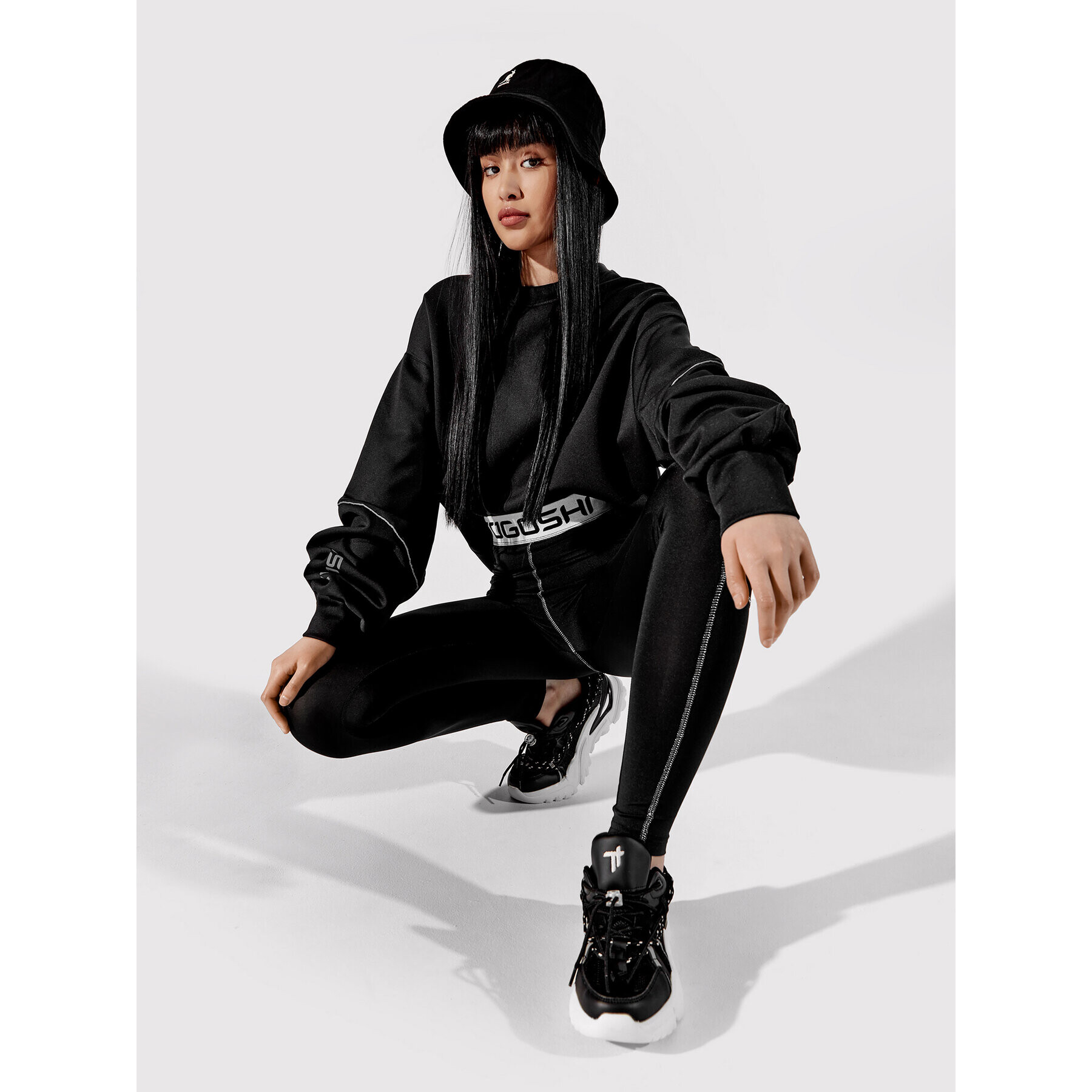 Togoshi Суитшърт TG22-BLD002 Черен Oversize - Pepit.bg