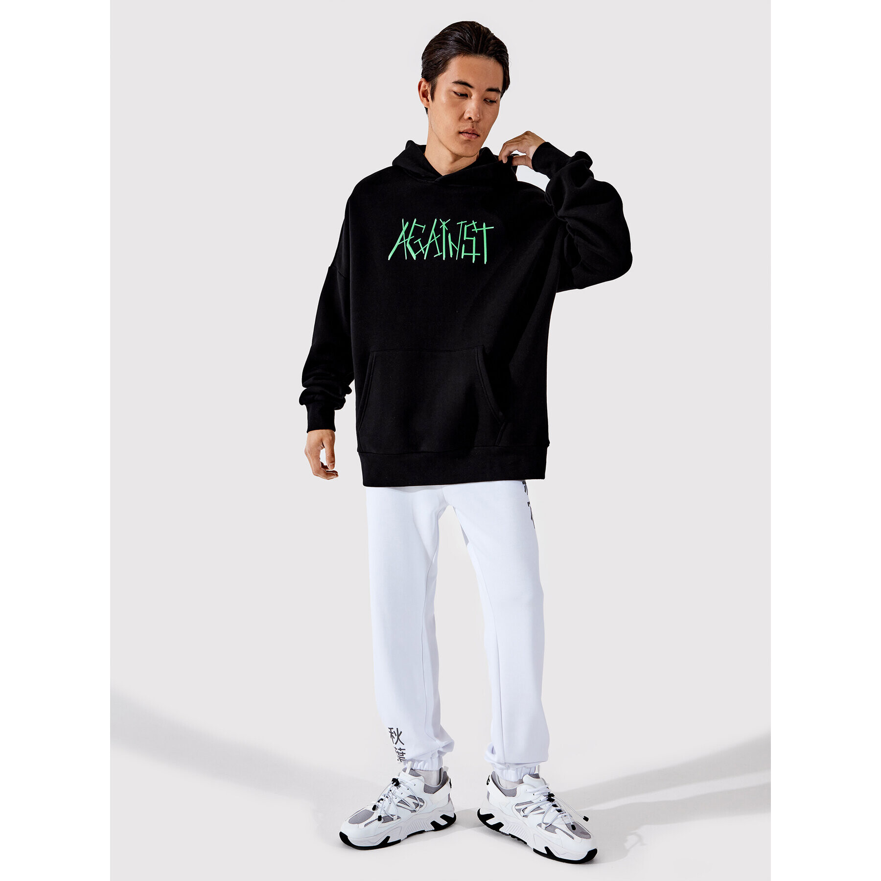 Togoshi Суитшърт Unisex TG22-BLU003 Черен Oversize - Pepit.bg