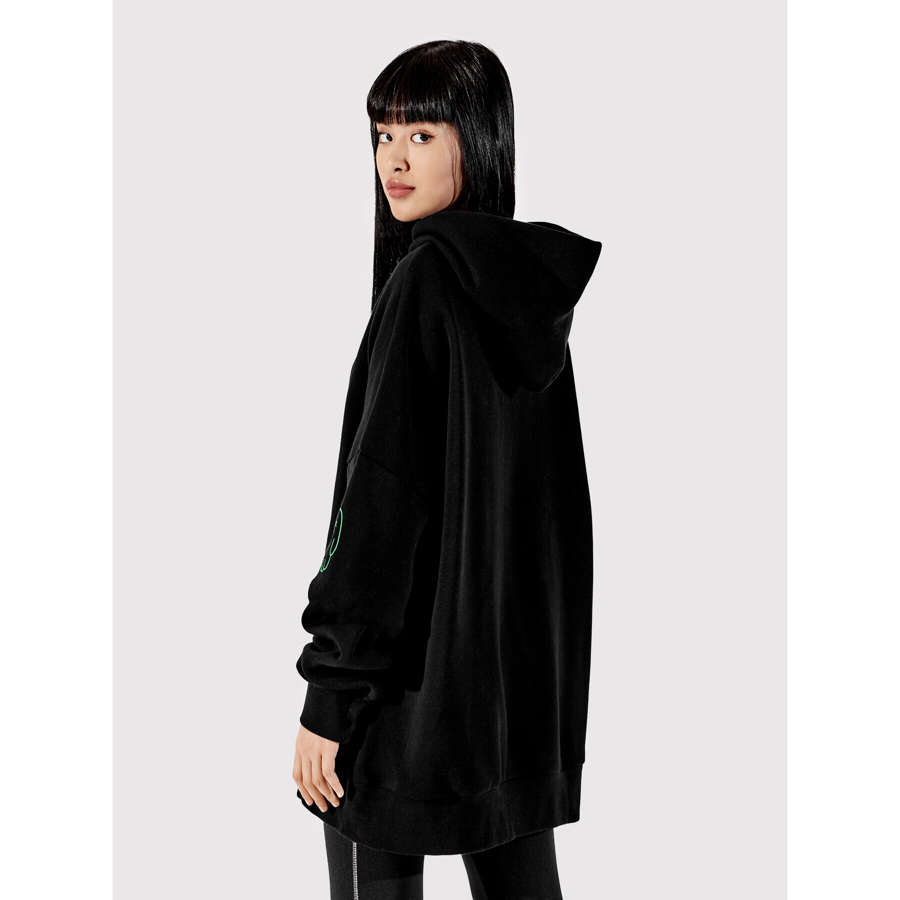 Togoshi Суитшърт Unisex TG22-BLU003 Черен Oversize - Pepit.bg