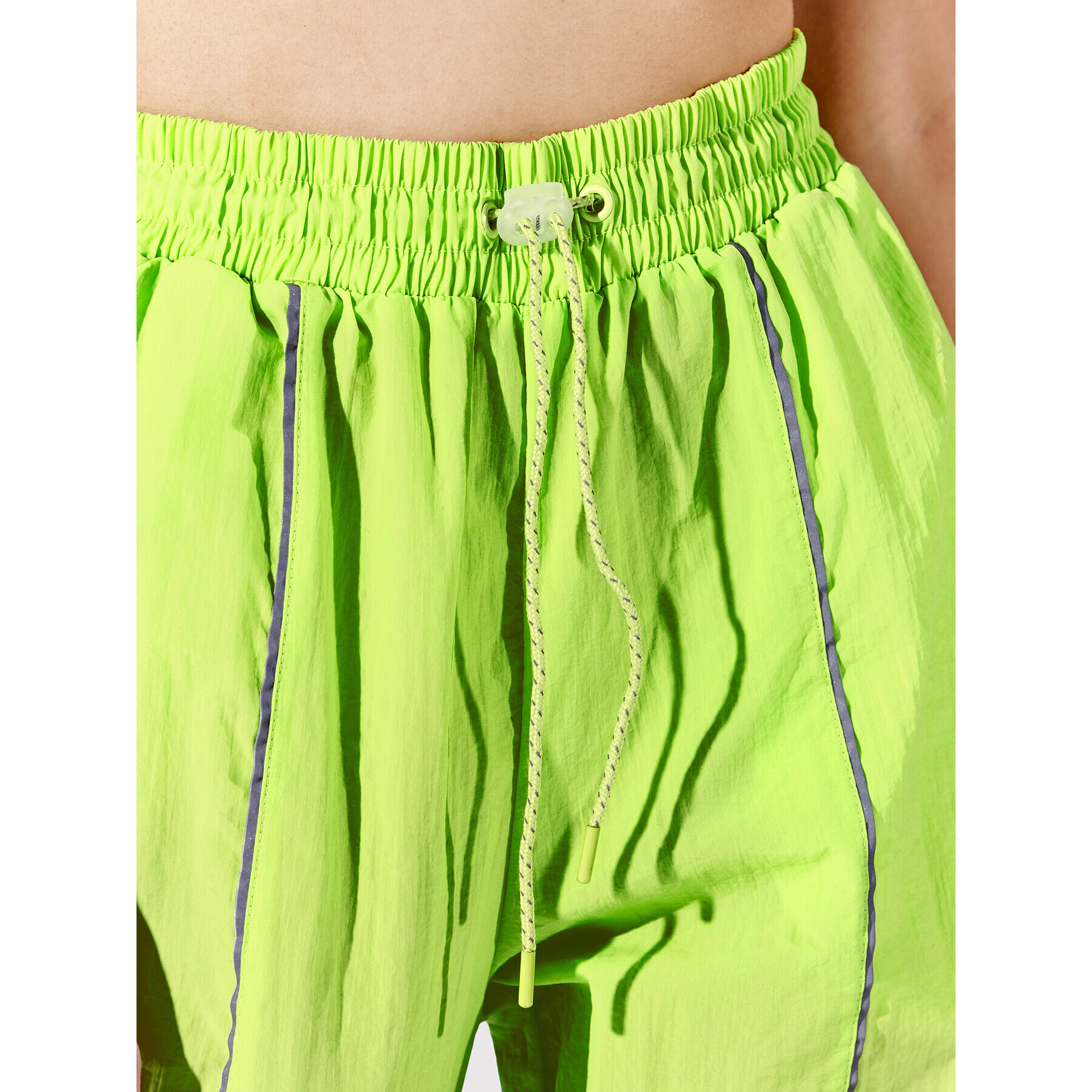 Togoshi Текстилни панталони TG22-SPD003 Зелен Oversize - Pepit.bg