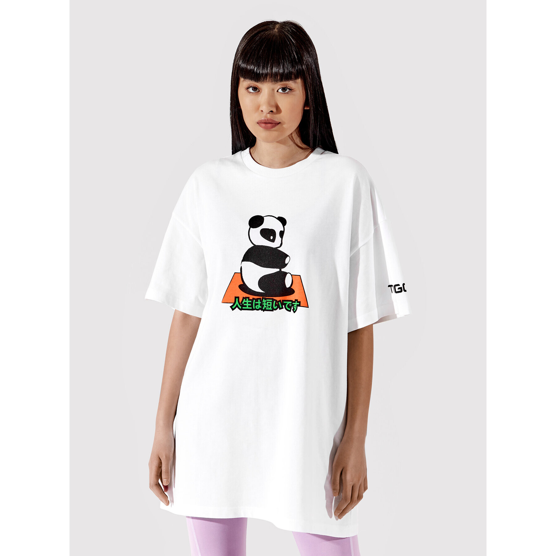 Togoshi Тишърт TG22-TSD010 Бял Oversize - Pepit.bg