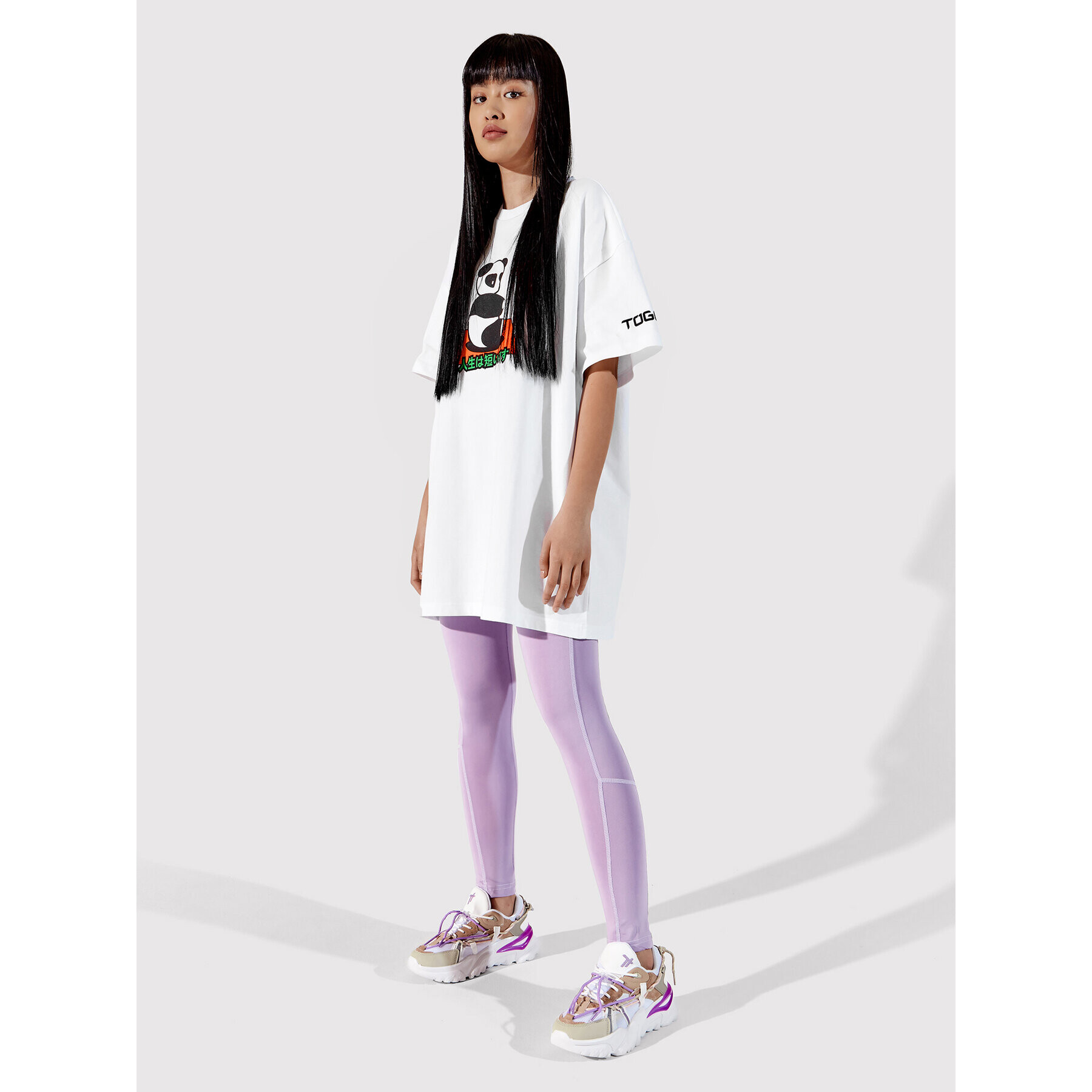 Togoshi Тишърт TG22-TSD010 Бял Oversize - Pepit.bg