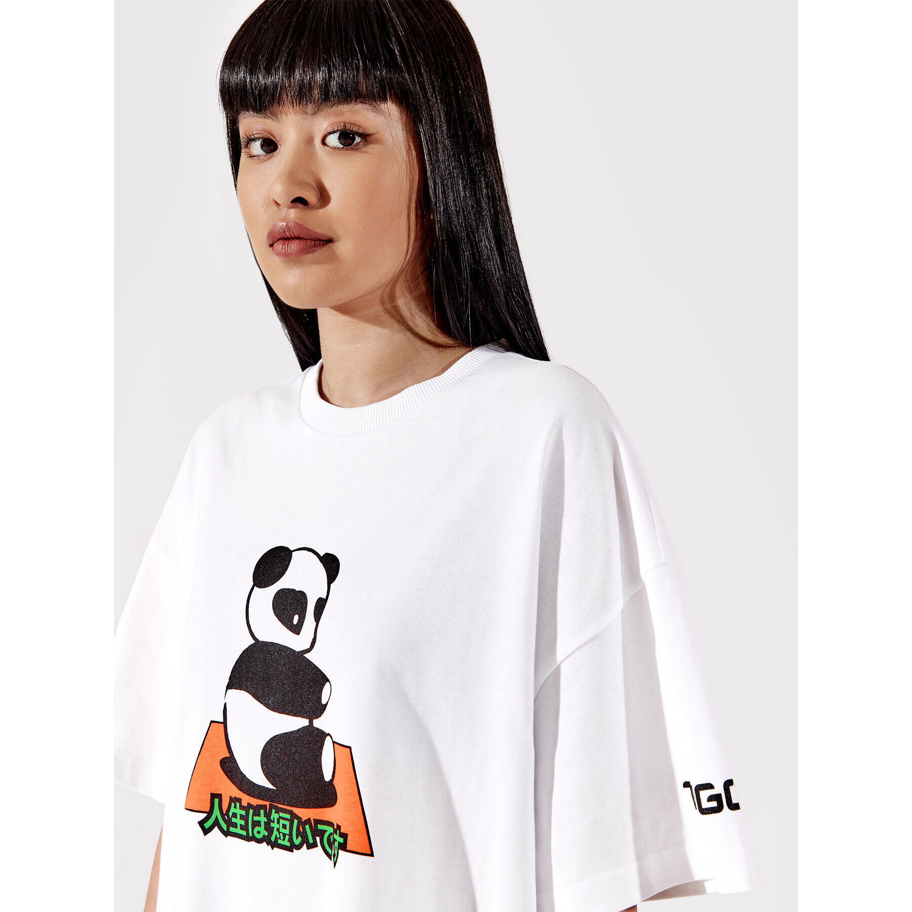 Togoshi Тишърт TG22-TSD010 Бял Oversize - Pepit.bg