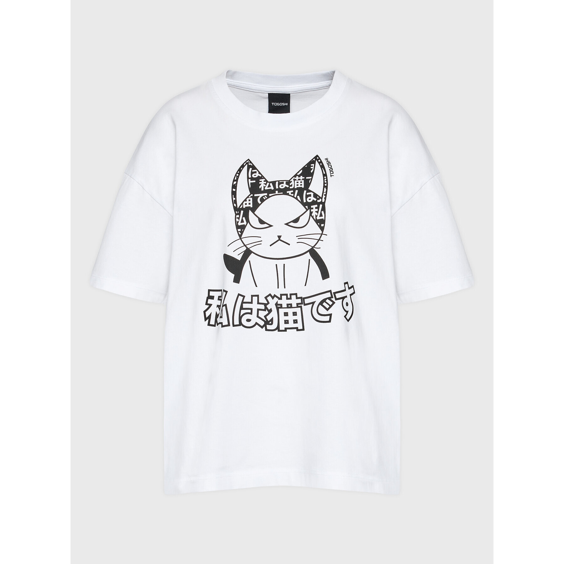 Togoshi Тишърт TG22-TSD501 Бял Relaxed Fit - Pepit.bg
