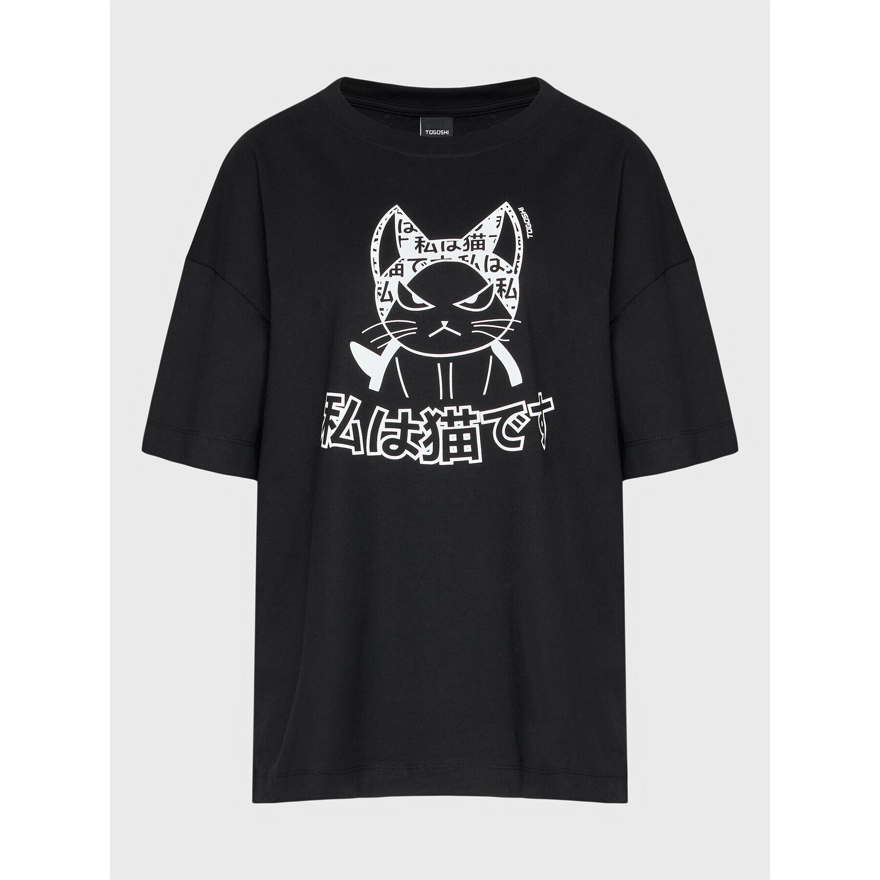 Togoshi Тишърт TG23-TSD521 Черен Relaxed Fit - Pepit.bg