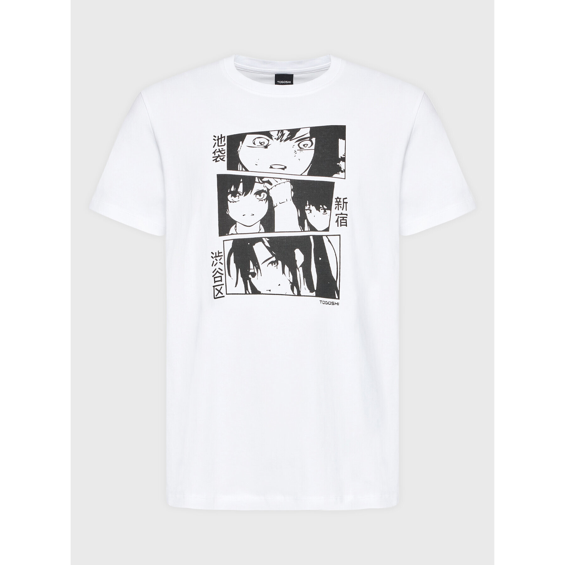 Togoshi Тишърт TG23-TSM511 Бял Regular Fit - Pepit.bg