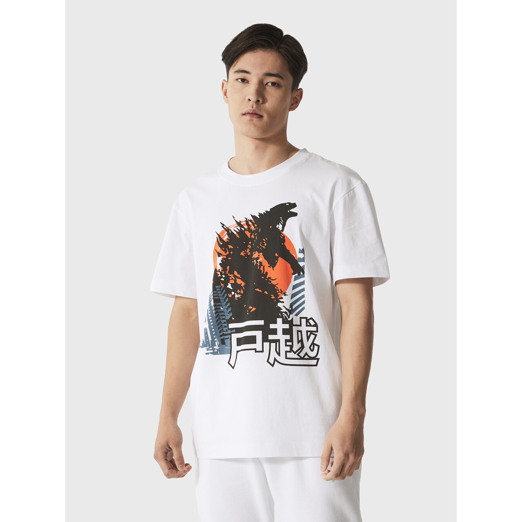 Togoshi Тишърт TG23-TSM531 Бял Regular Fit - Pepit.bg
