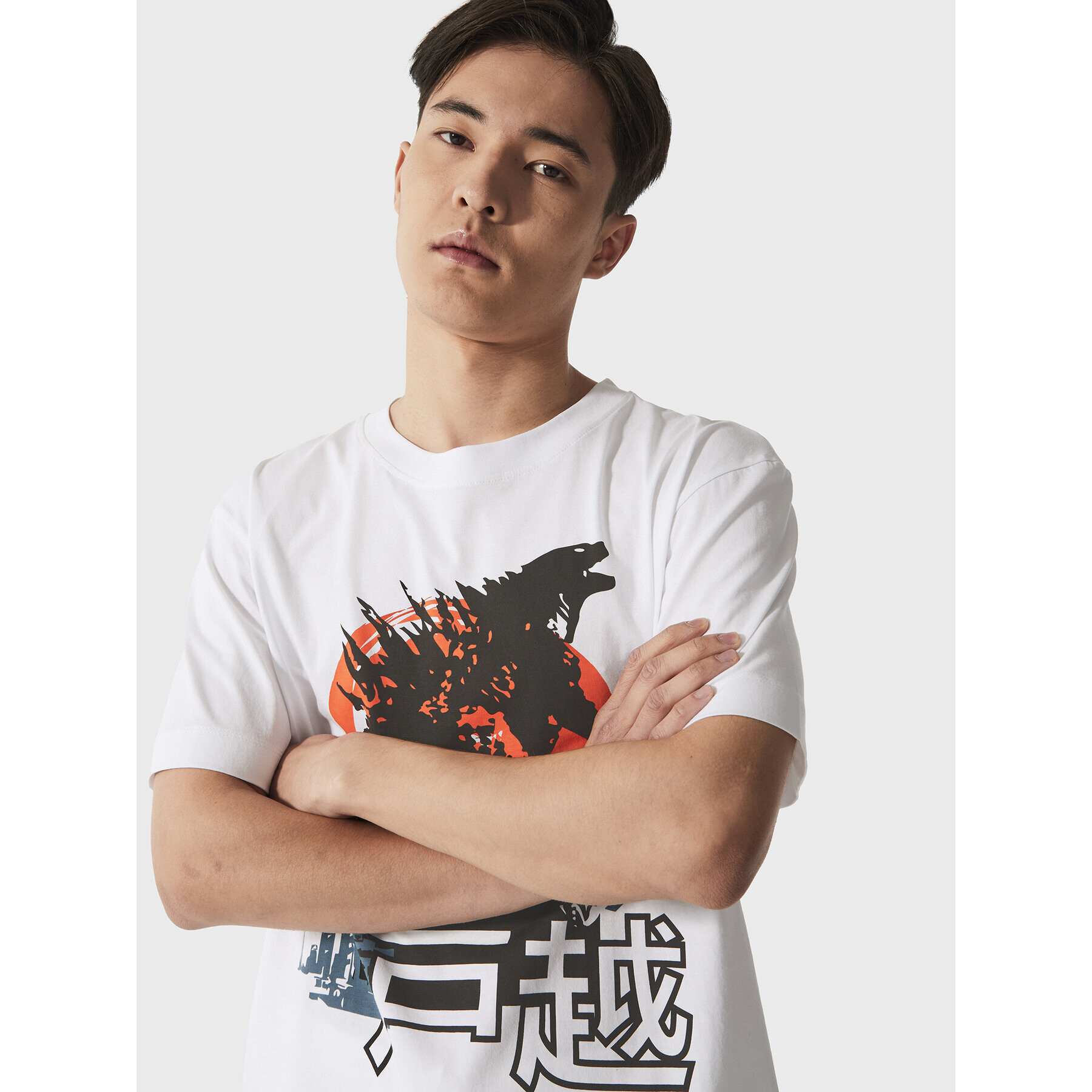 Togoshi Тишърт TG23-TSM531 Бял Regular Fit - Pepit.bg