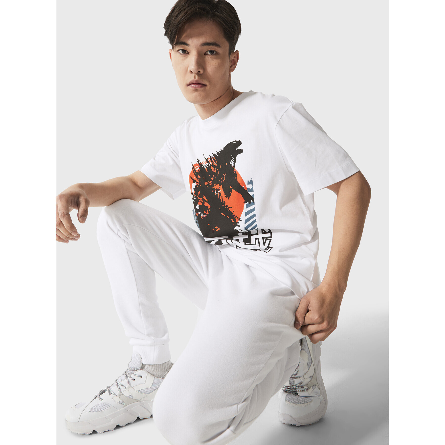 Togoshi Тишърт TG23-TSM531 Бял Regular Fit - Pepit.bg