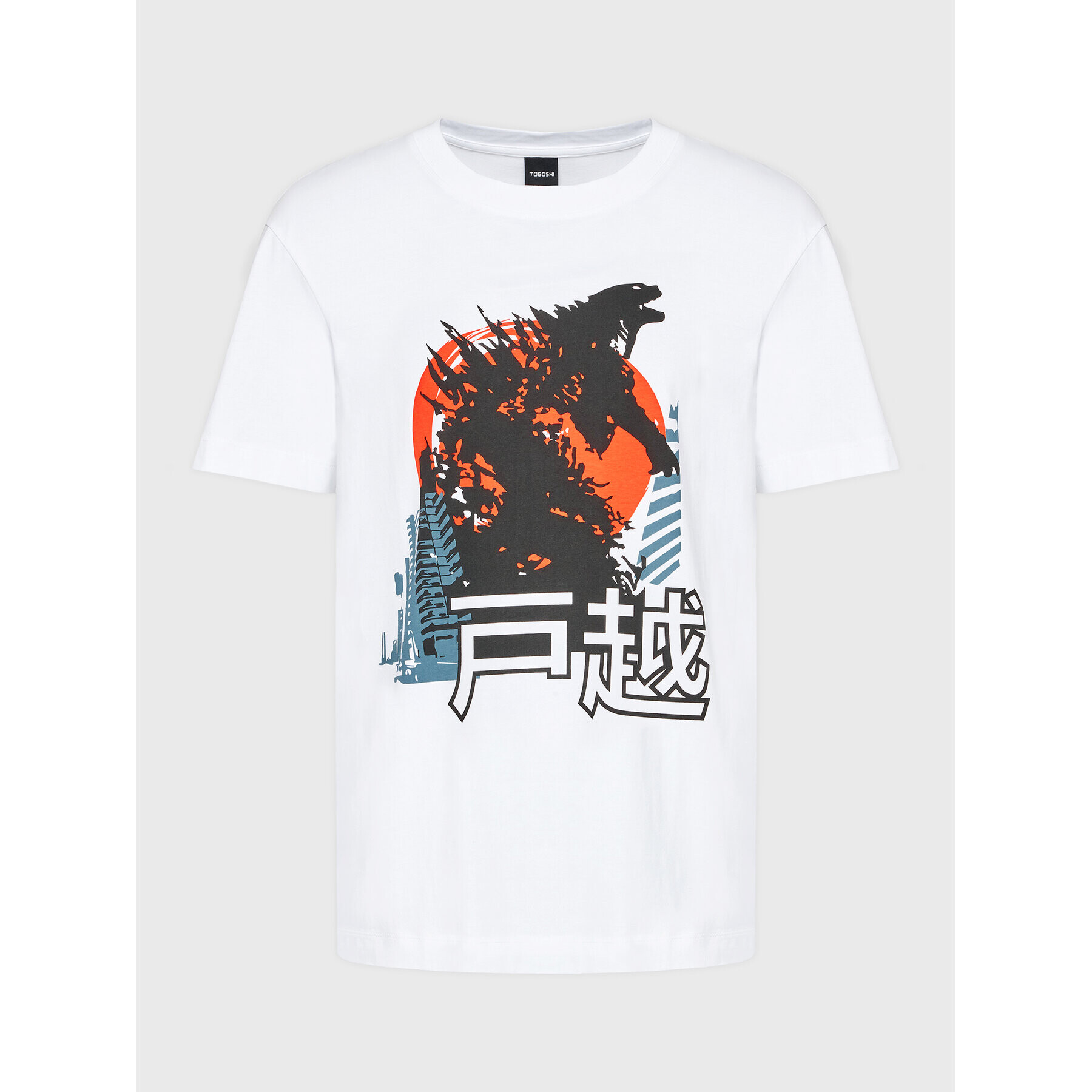 Togoshi Тишърт TG23-TSM531 Бял Regular Fit - Pepit.bg