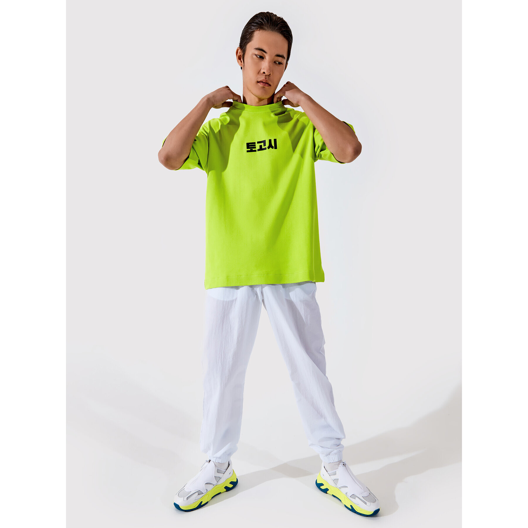 Togoshi Тишърт Unisex TG22-TSM002 Зелен Oversize - Pepit.bg