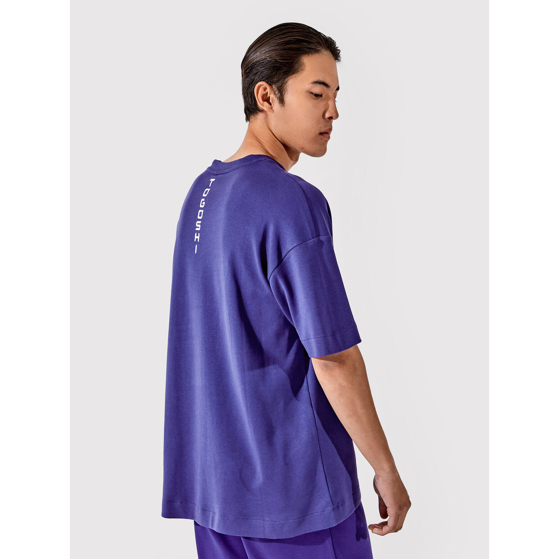 Togoshi Тишърт Unisex TG22-TSM003 Тъмносин Oversize - Pepit.bg