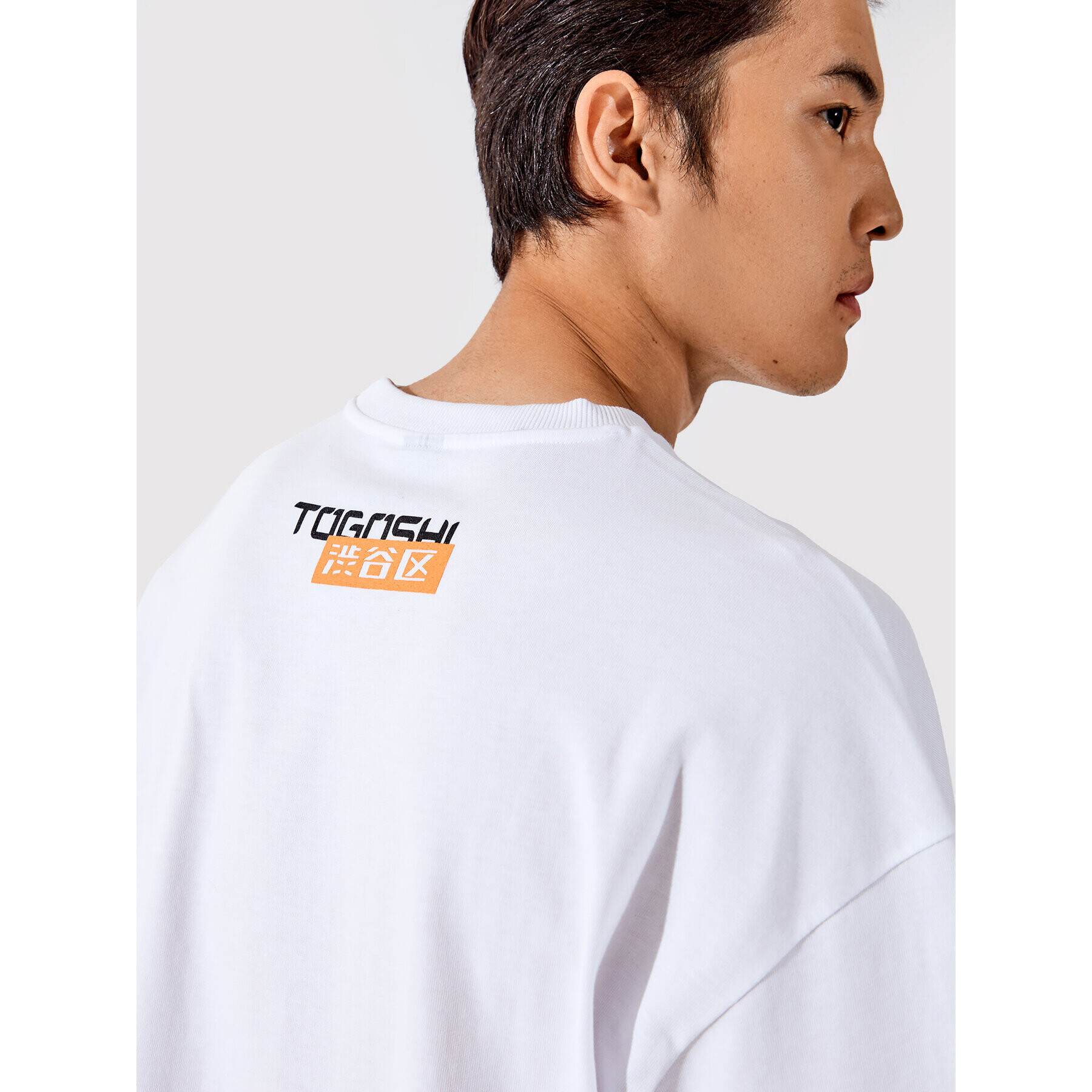 Togoshi Тишърт Unisex TG22-TSM010 Бял Oversize - Pepit.bg