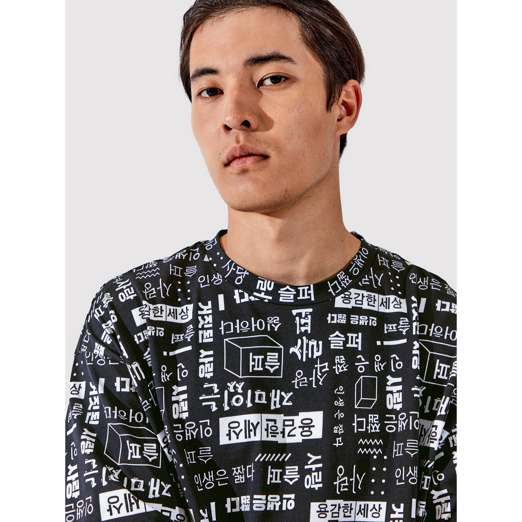 Togoshi Тишърт Unisex TG22-TSM020 Черен Relaxed Fit - Pepit.bg