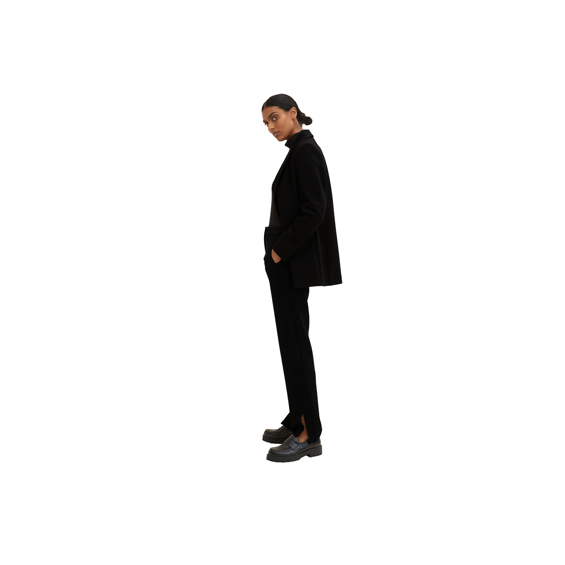 Tom Tailor Сако 1034552 Черен Regular Fit - Pepit.bg