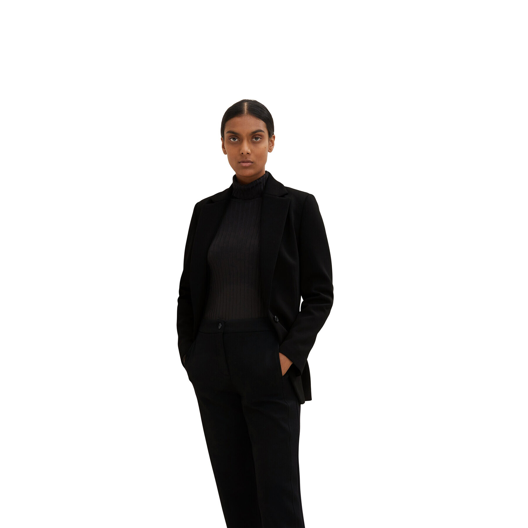 Tom Tailor Сако 1034552 Черен Regular Fit - Pepit.bg