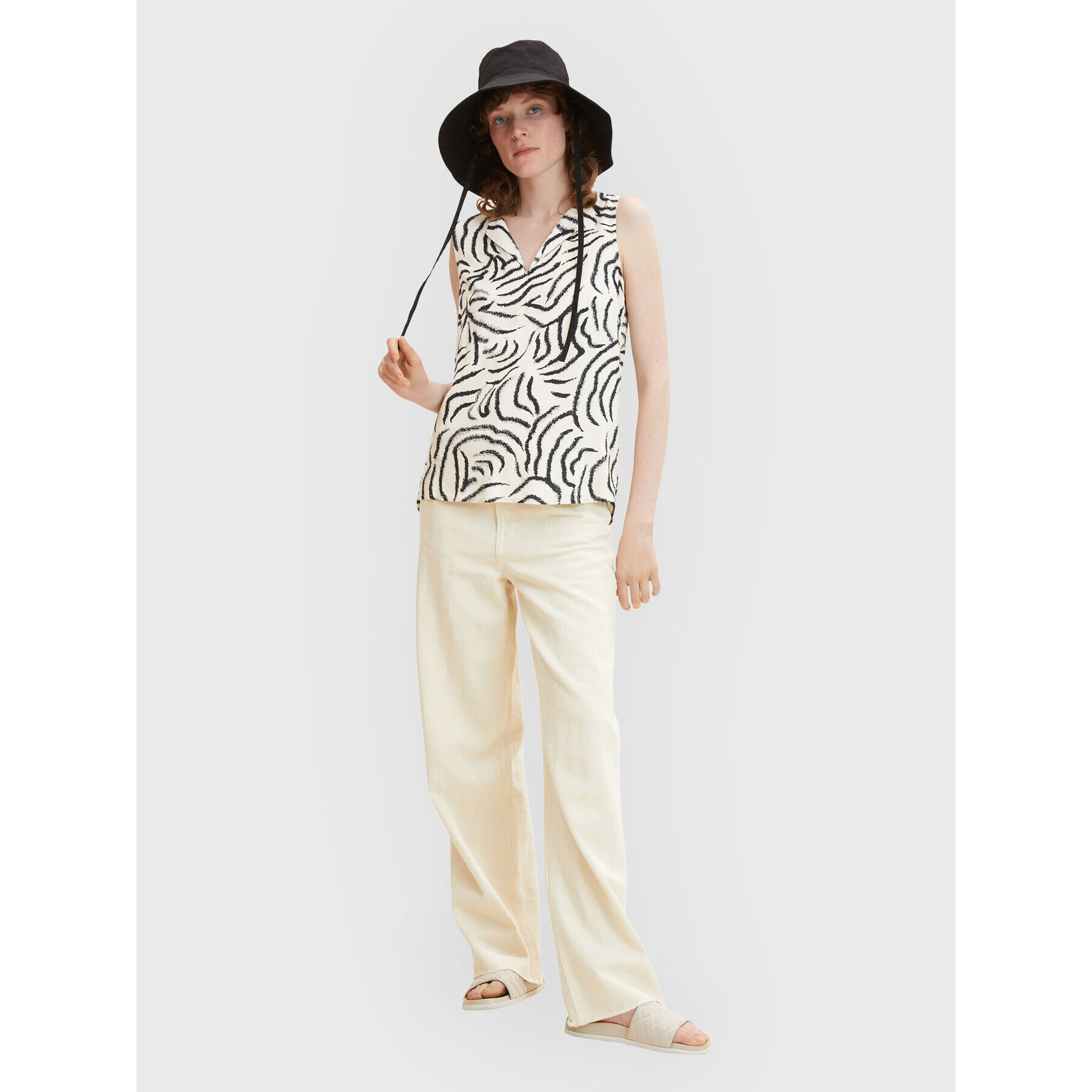 Tom Tailor Блуза 1031663 Бежов Regular Fit - Pepit.bg