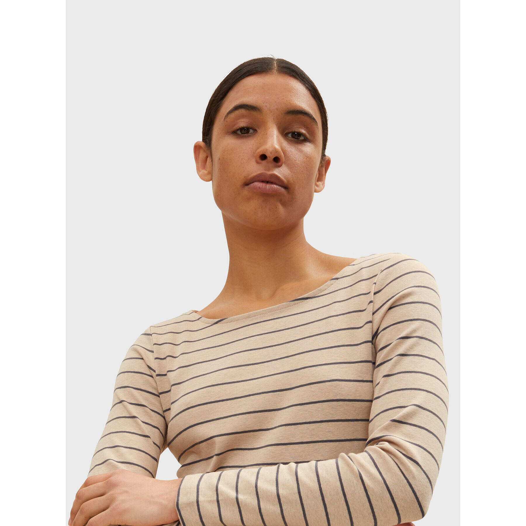 Tom Tailor Блуза 1032694 Бежов Regular Fit - Pepit.bg
