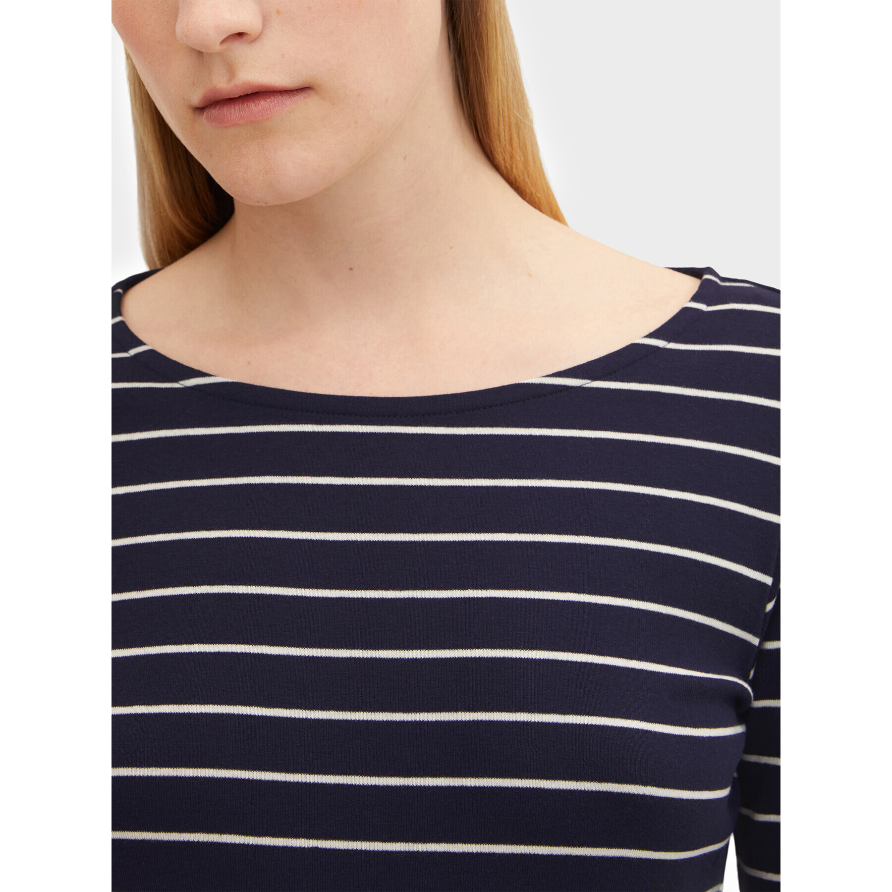 Tom Tailor Блуза 1032694 Тъмносин Regular Fit - Pepit.bg