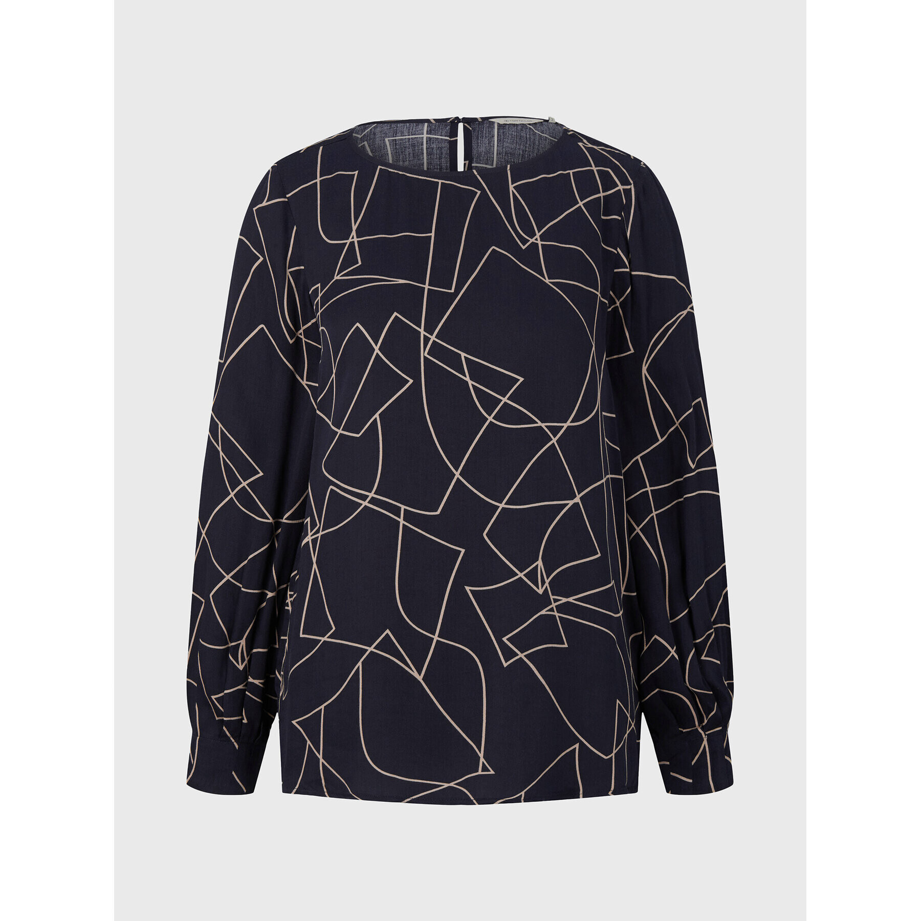Tom Tailor Блуза 1032856 Тъмносин Regular Fit - Pepit.bg
