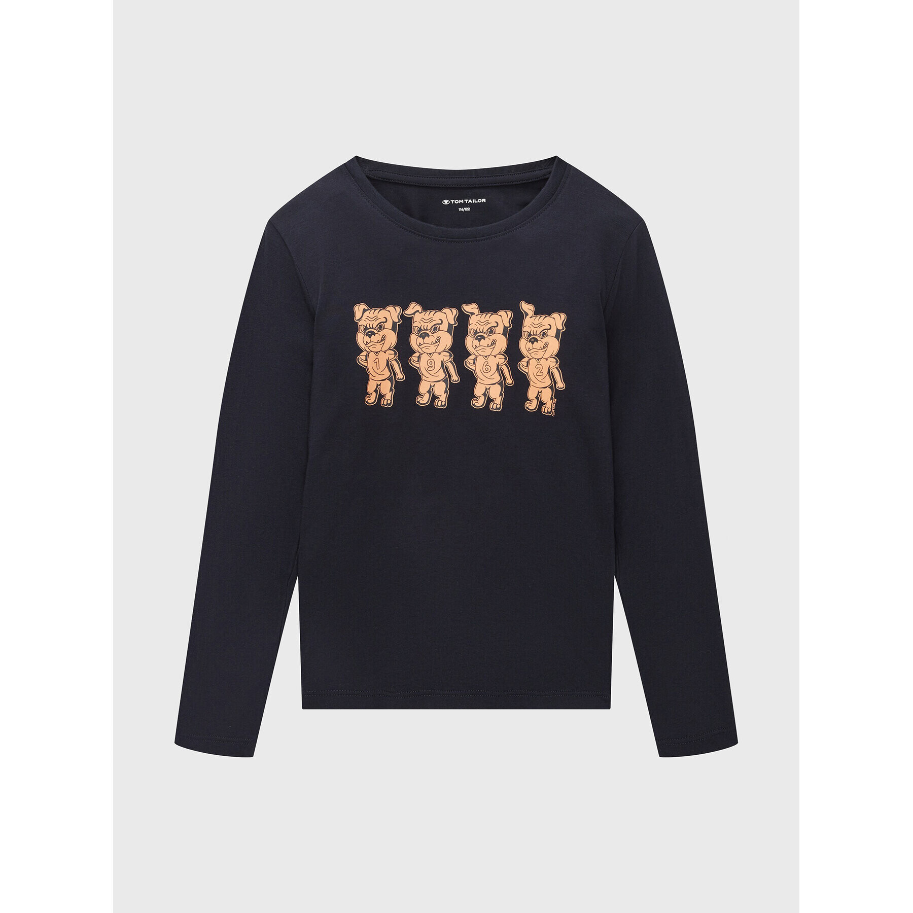 Tom Tailor Блуза 1032873 Тъмносин Regular Fit - Pepit.bg