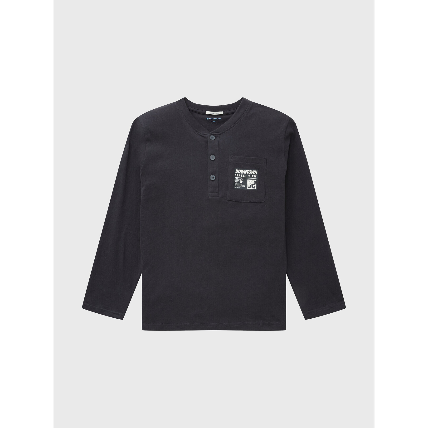 Tom Tailor Блуза 1033151 Сив Regular Fit - Pepit.bg