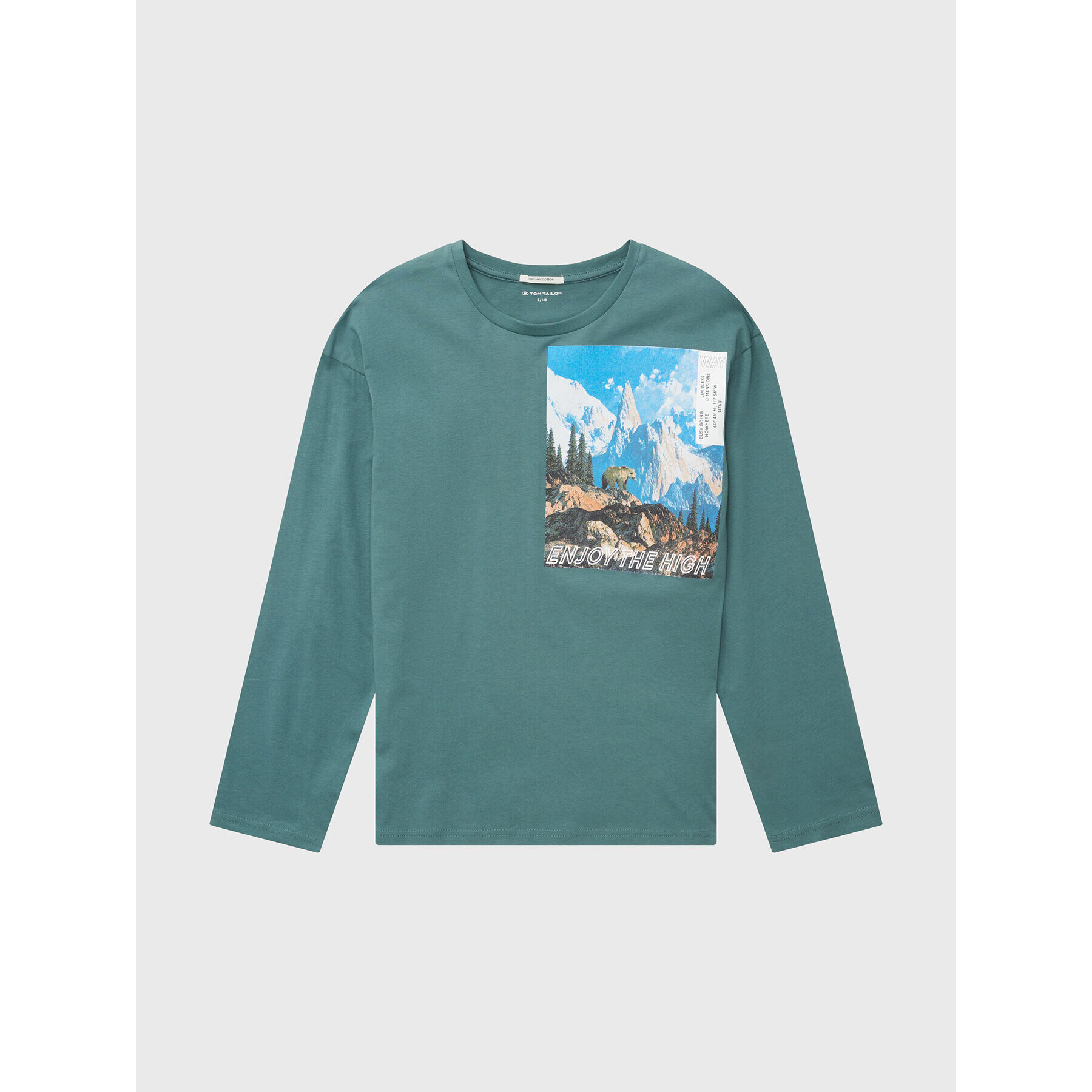 Tom Tailor Блуза 1033186 Зелен Regular Fit - Pepit.bg